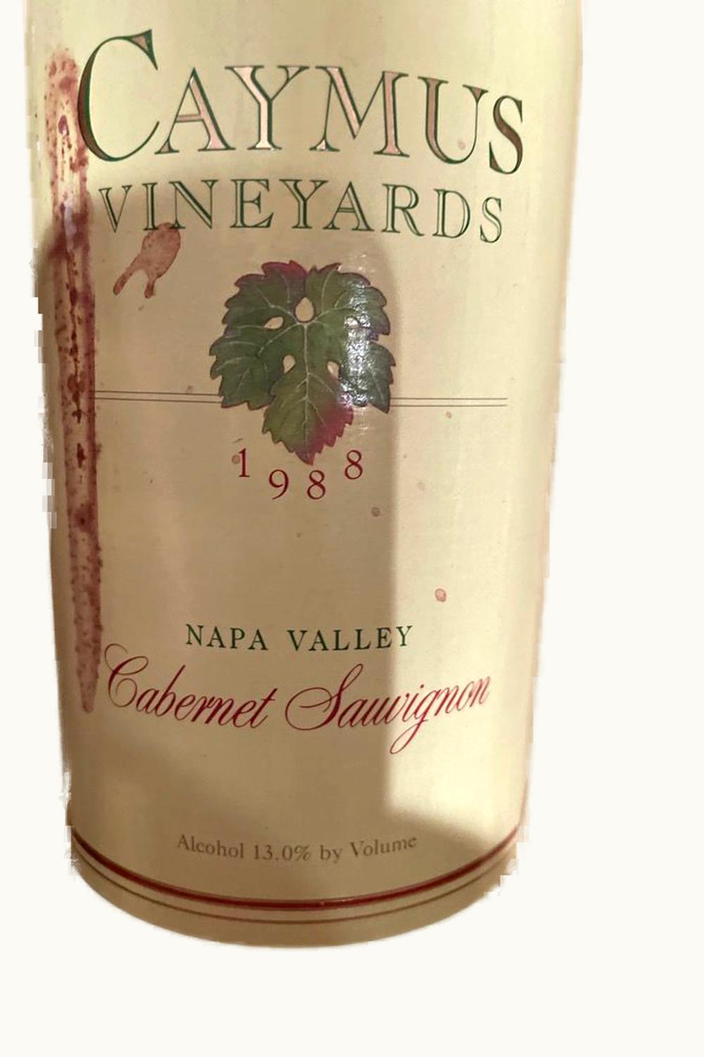 Caymus Vineyards Caymus Vineyards Cabernet Sauvignon, 1988