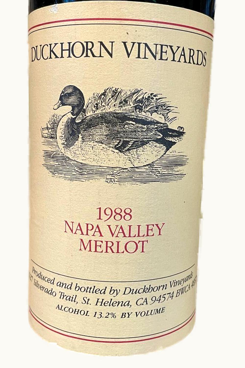Duckhorn Vineyards Merlot, 1988