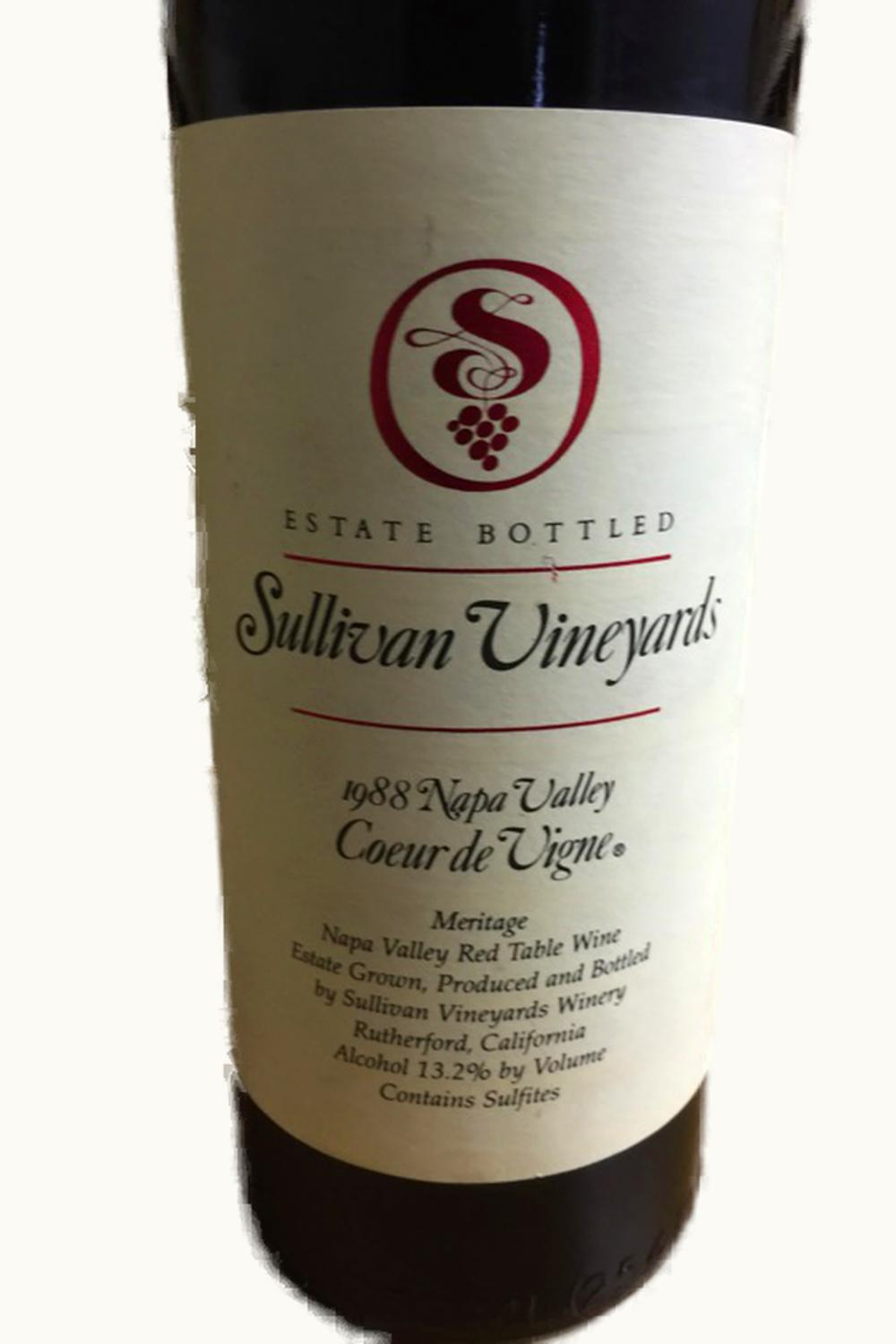Sullivan Coeur de Vigne, 1988