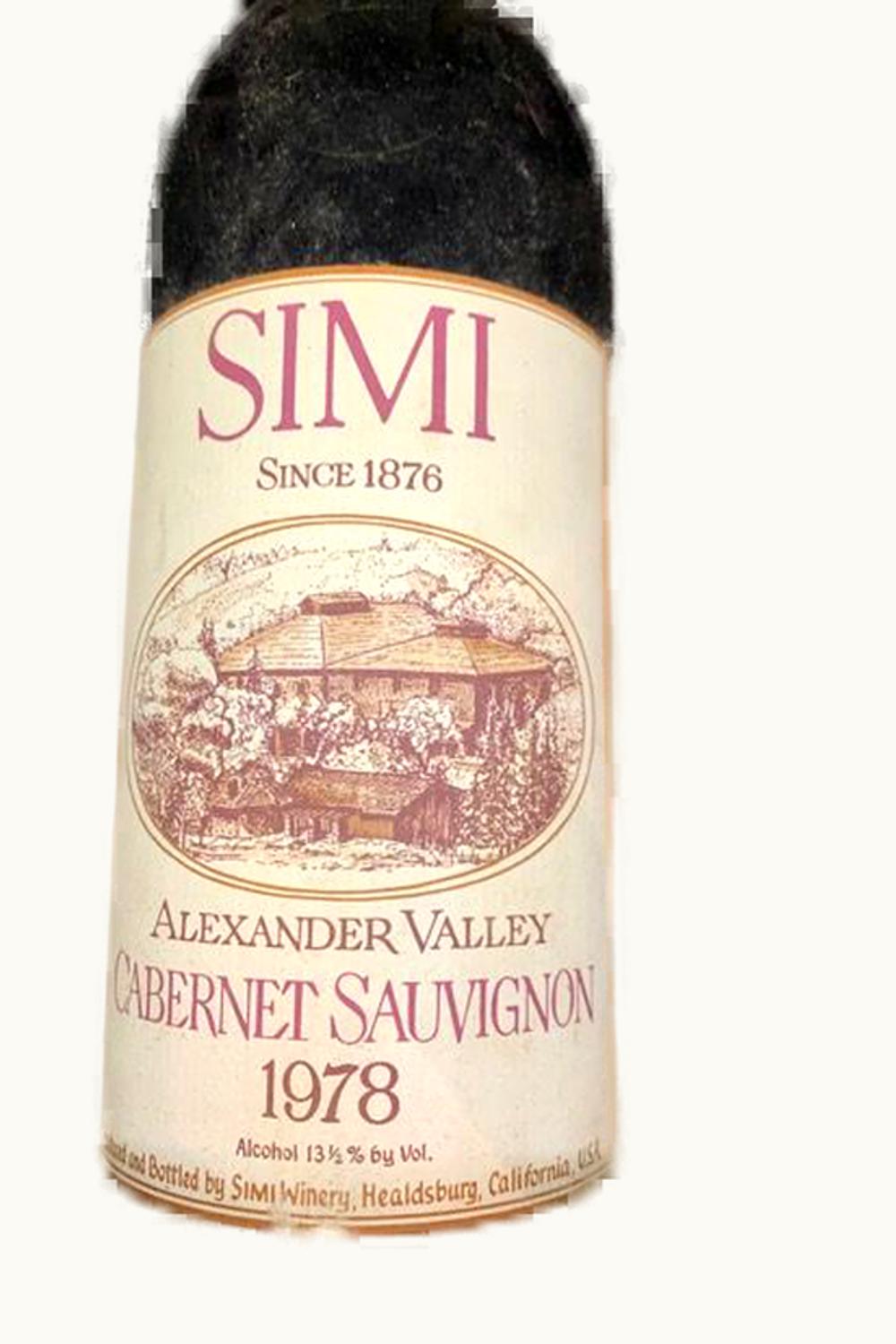 Simi Reserve Cabernet Sauvignon, 1988