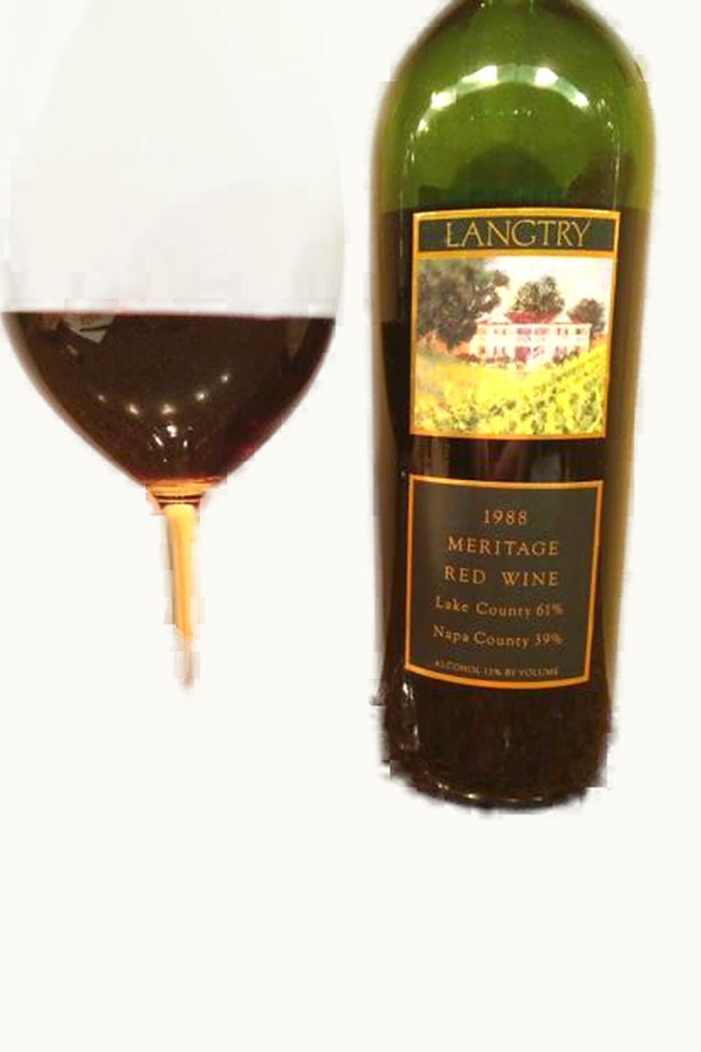 Langtry Estate Langtry Estate Guenoc Meritage Red, 1988