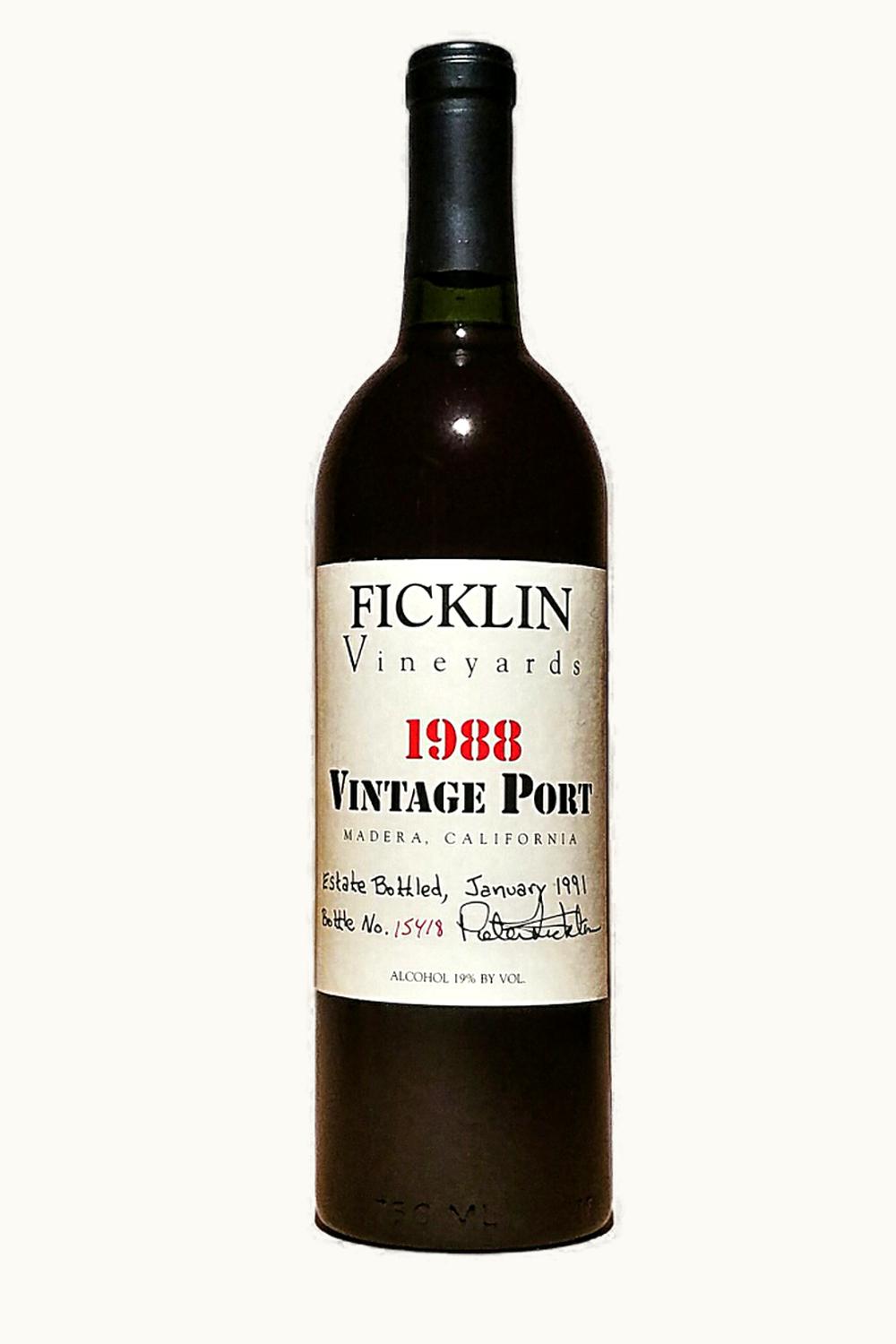 Ficklin Ficklin Vintage Port, 1988