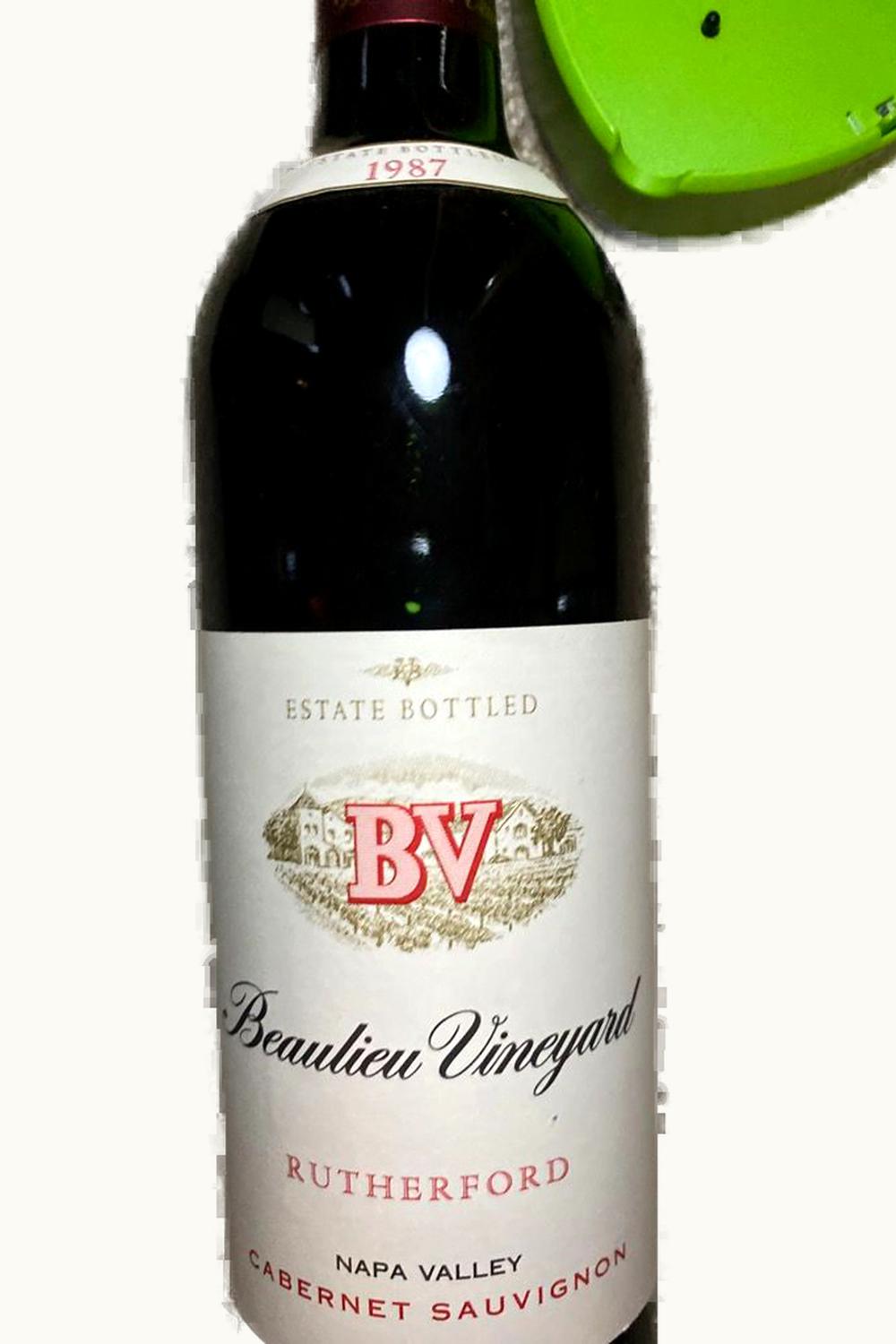 Beaulieu Vineyard Beaulieu Vineyard Cabernet Sauvignon (Rutherford), 1987