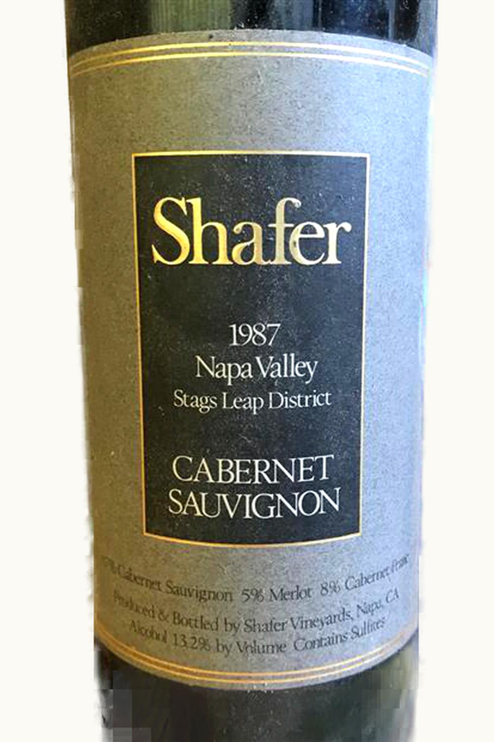 Shafer Vineyards Cabernet Sauvignon, 1987 UZ0659784