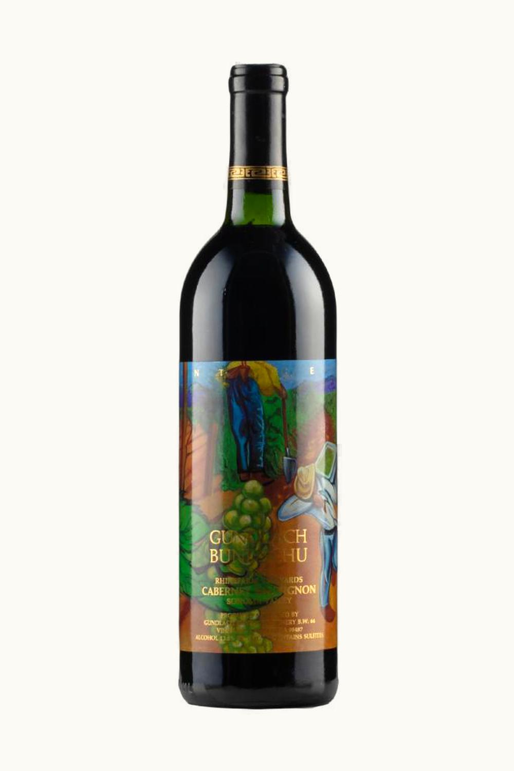Gundlach Bundschu Estate Cabernet Sauvignon (Sonoma Valley), 1987