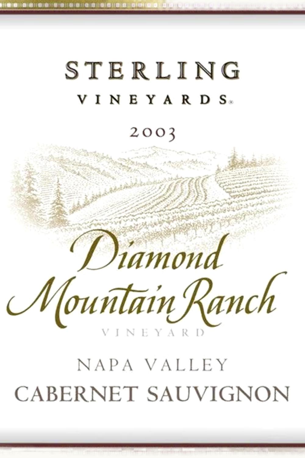 Sterling Sterling Diamond Mountain Ranch Cabernet Sauvignon (Napa Valley), 1987