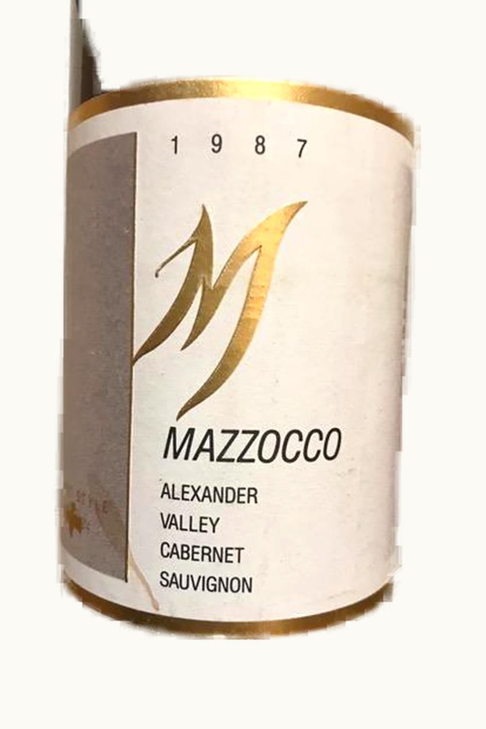 Mazzocco Mazzocco Cabernet Sauvignon (Dry Creek Valley), 1987
