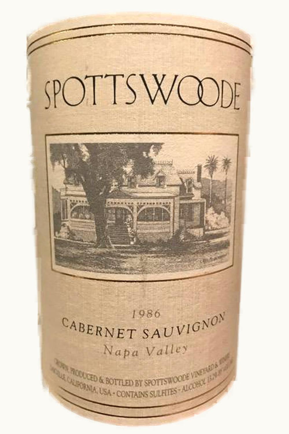 Spottswoode Cabernet Sauvignon (St. Helena), 1986