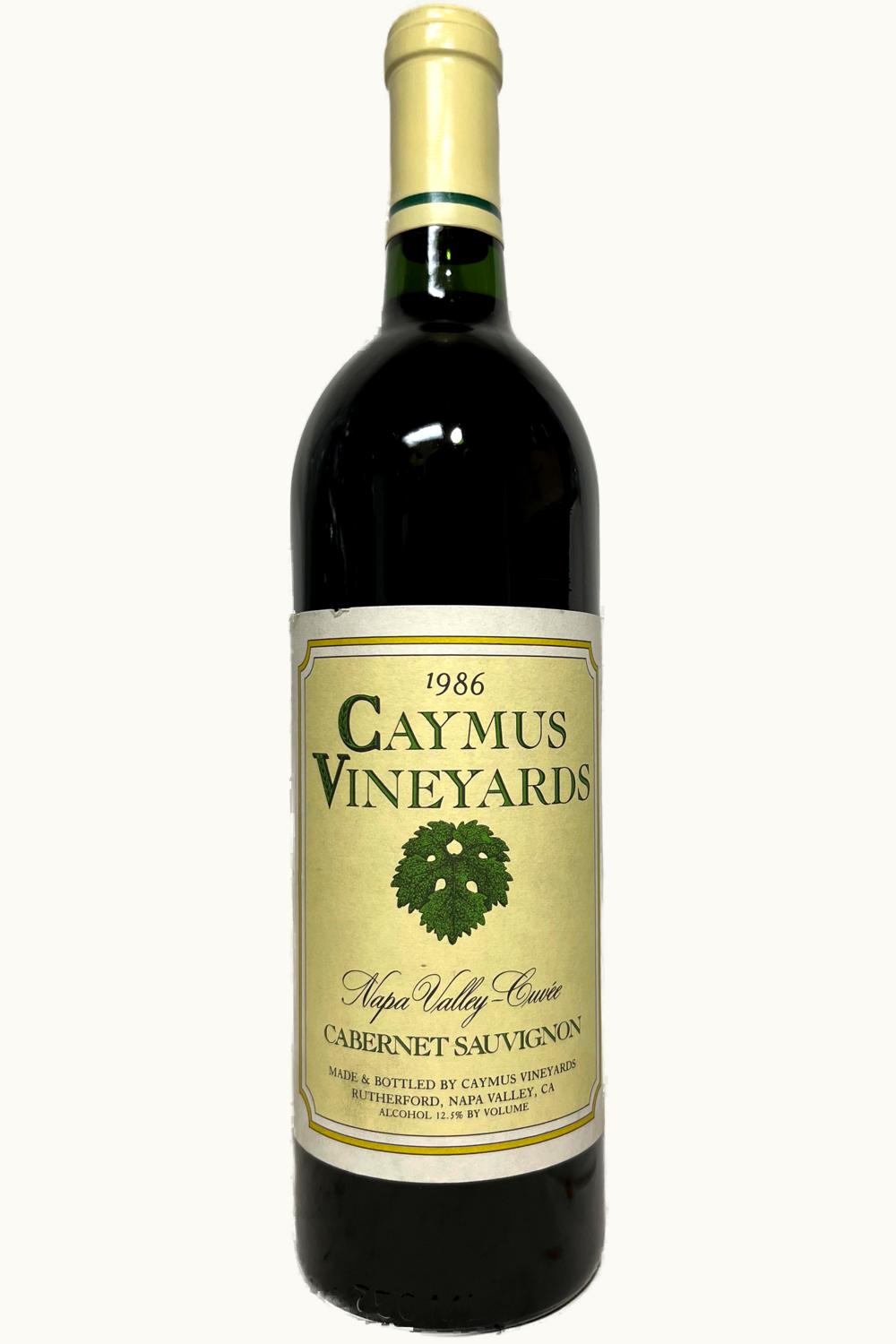 Caymus Vineyards Caymus Vineyards Cabernet Sauvignon (Napa Valley), 1986 UZ0659850