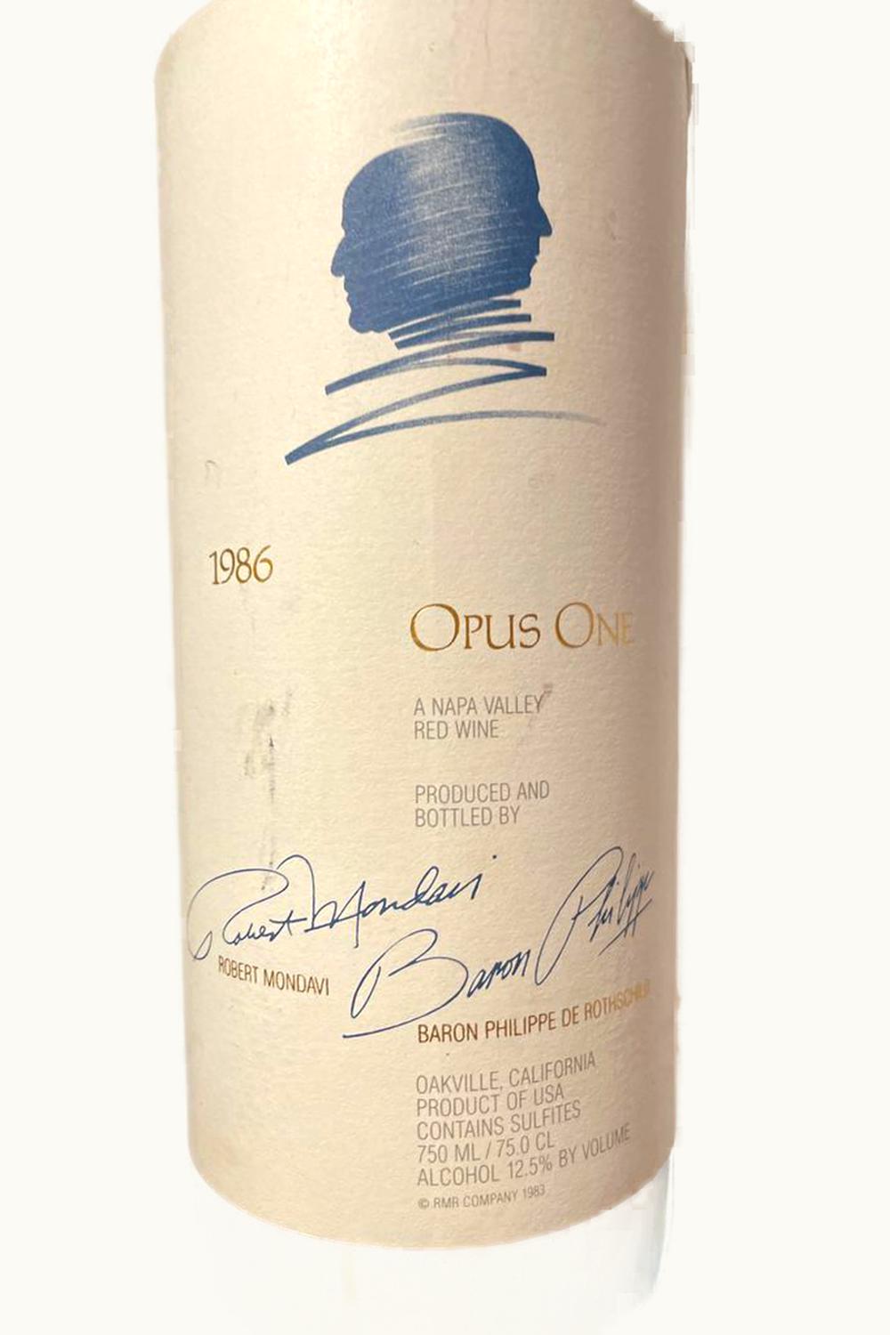 Opus One Napa Valley Red Blend, 1986