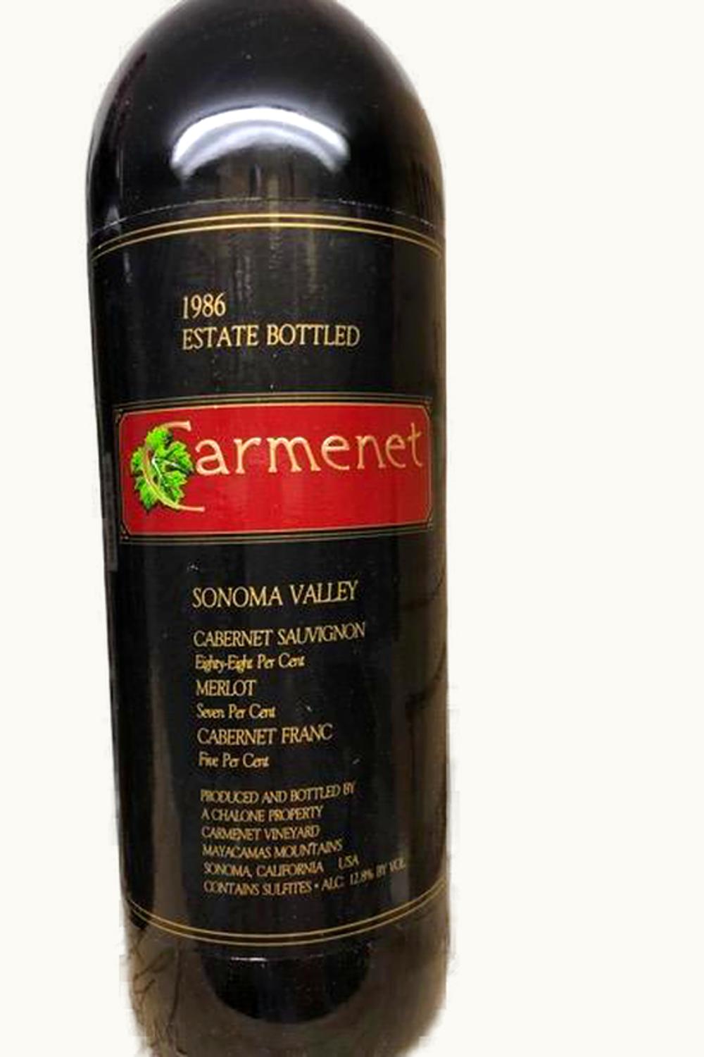 Carmenet Carmenet Estate Bottled Red (Sonoma Valley), 1986