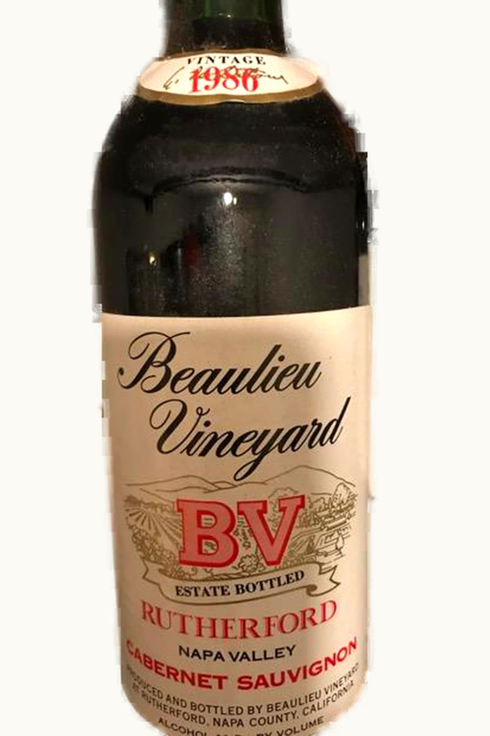 Beaulieu Vineyard Beaulieu Vineyard Cabernet Sauvignon (Rutherford), 1986