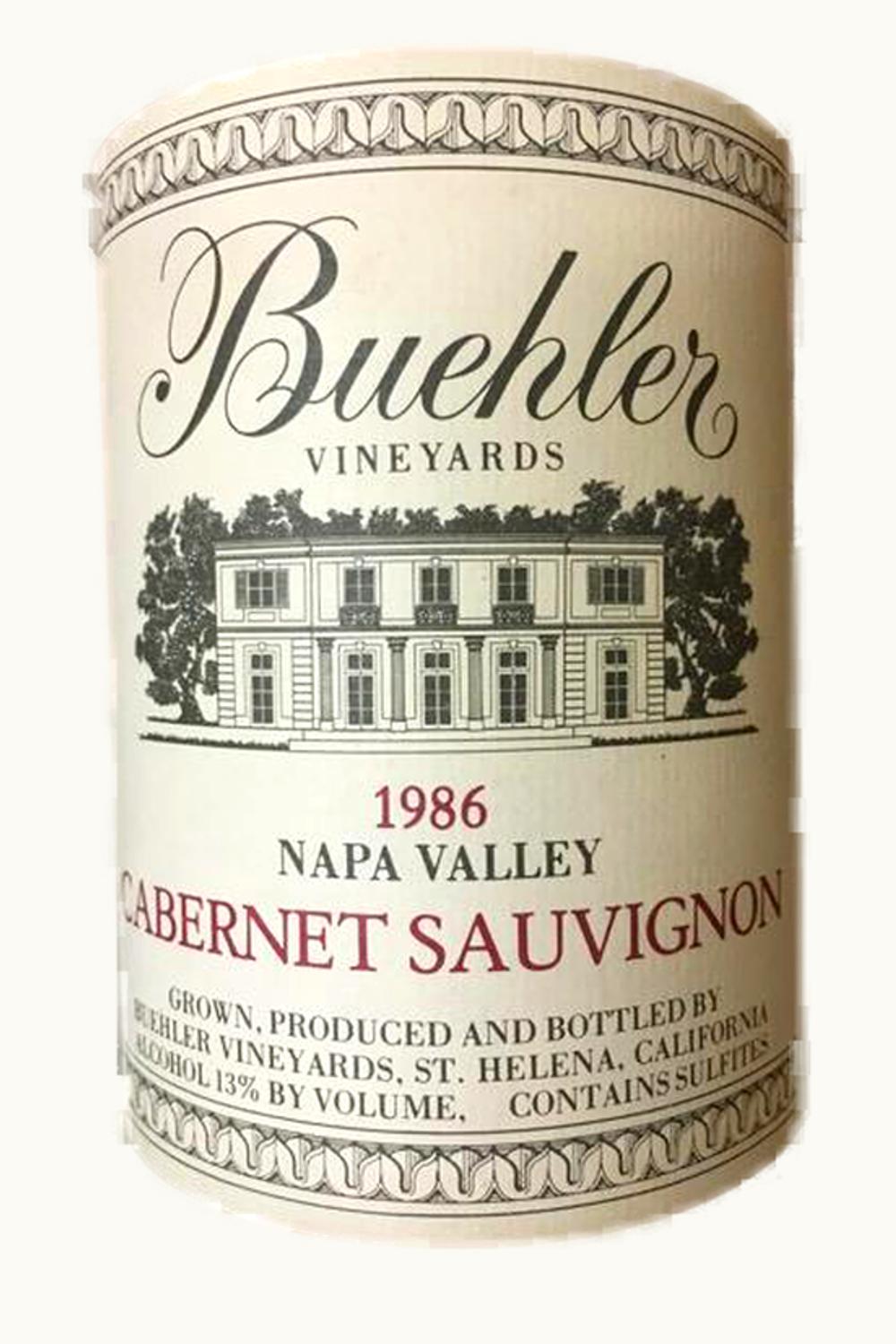 Buehler Buehler Cabernet Sauvignon (Napa Valley), 1986