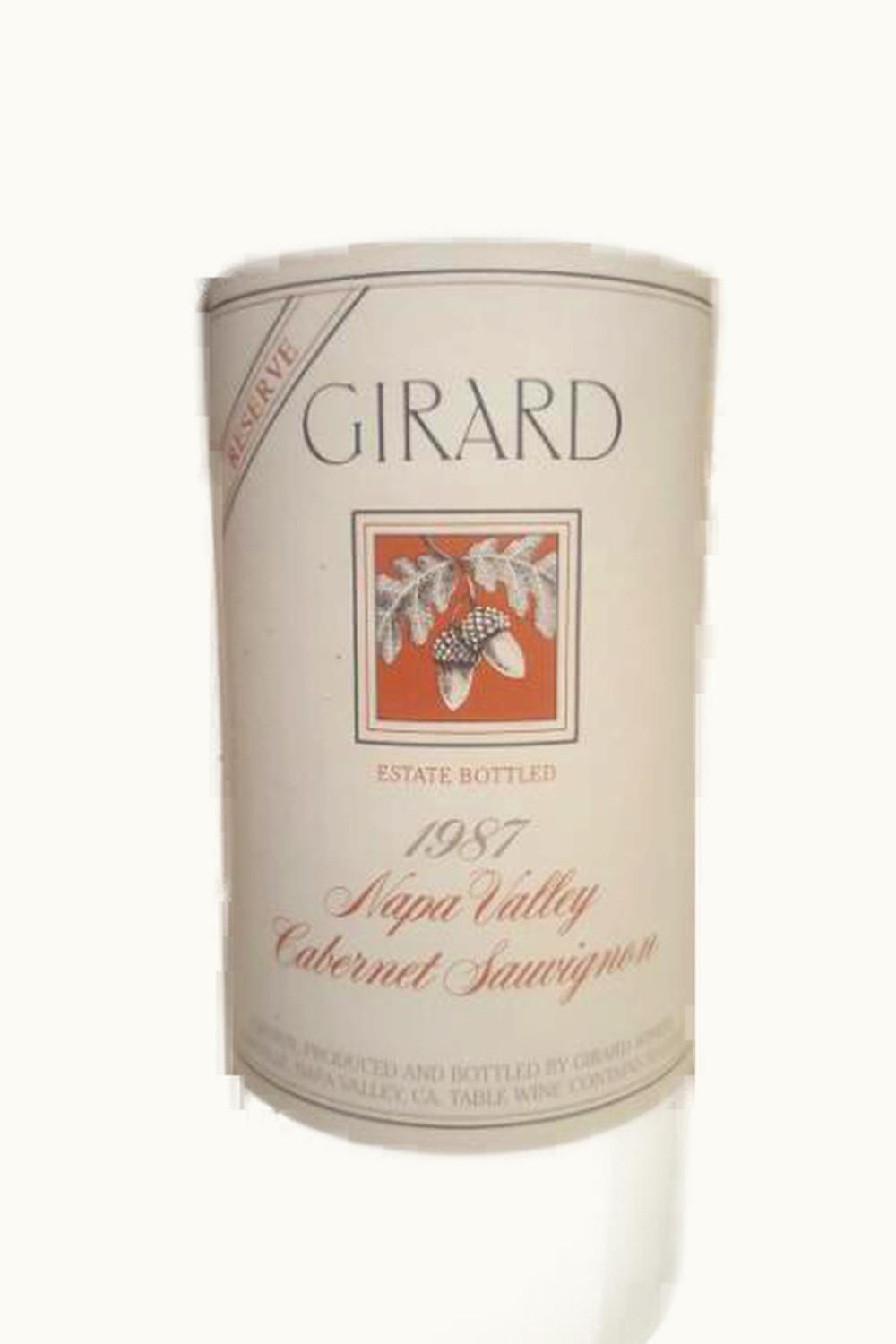 Girard Cabernet Sauvignon (Napa Valley), 1986