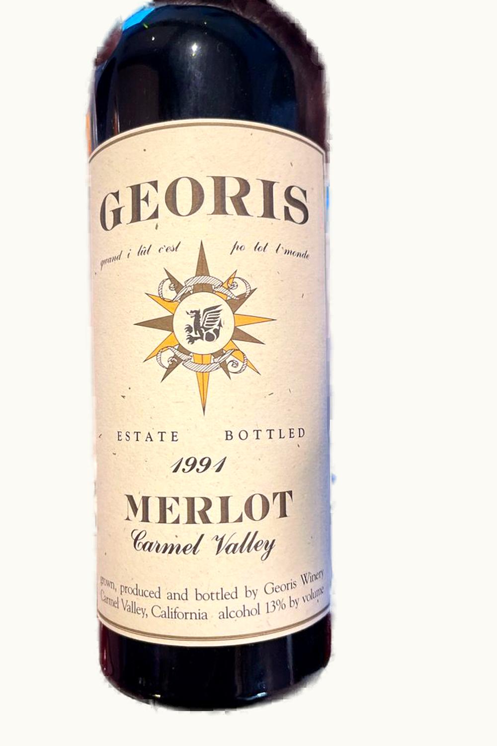 Georis Estate Georis Estate Merlot (Carmel Valley), 1986