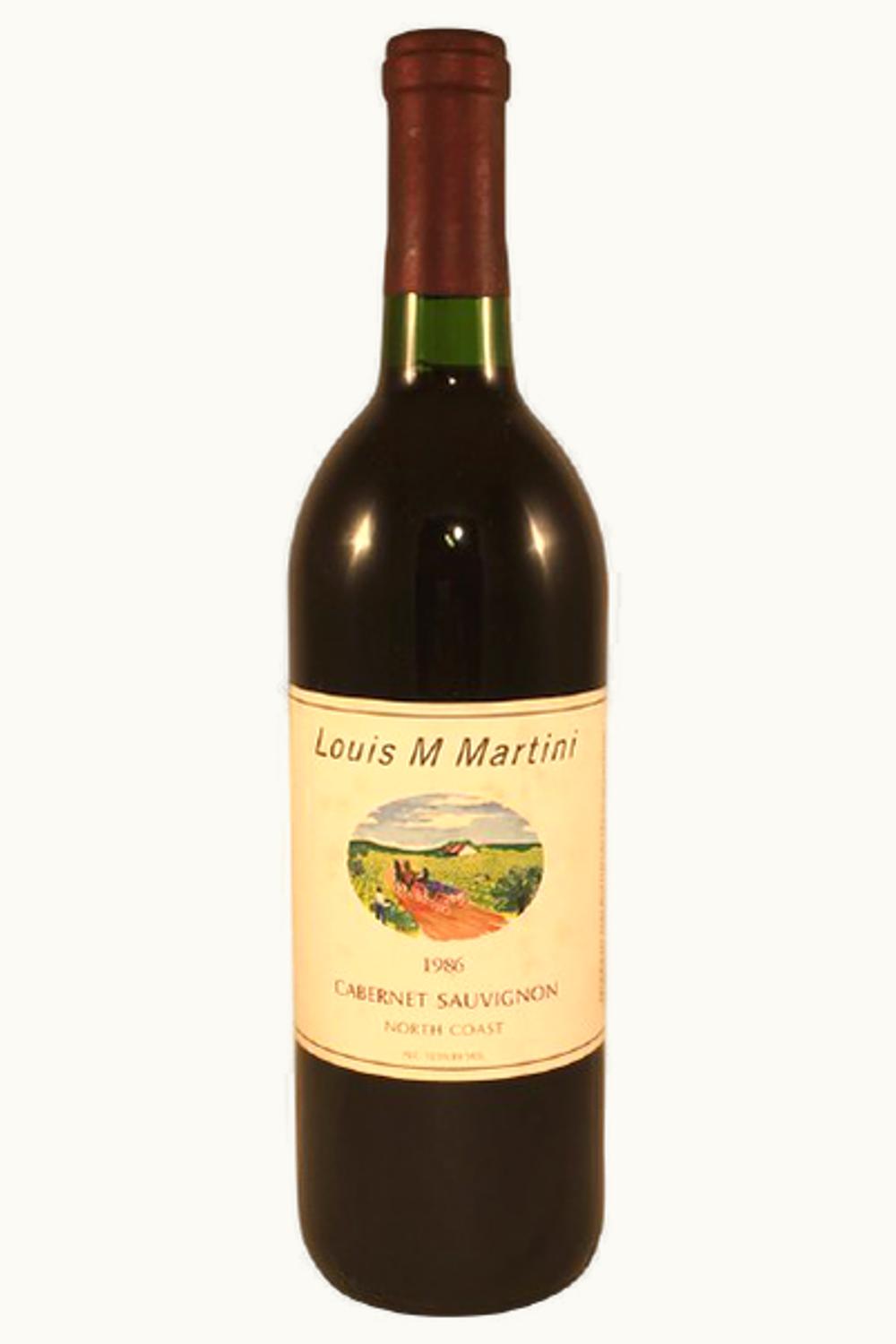 Louis M. Martini Louis M. Martini Cabernet Sauvignon (North Coast), 1986