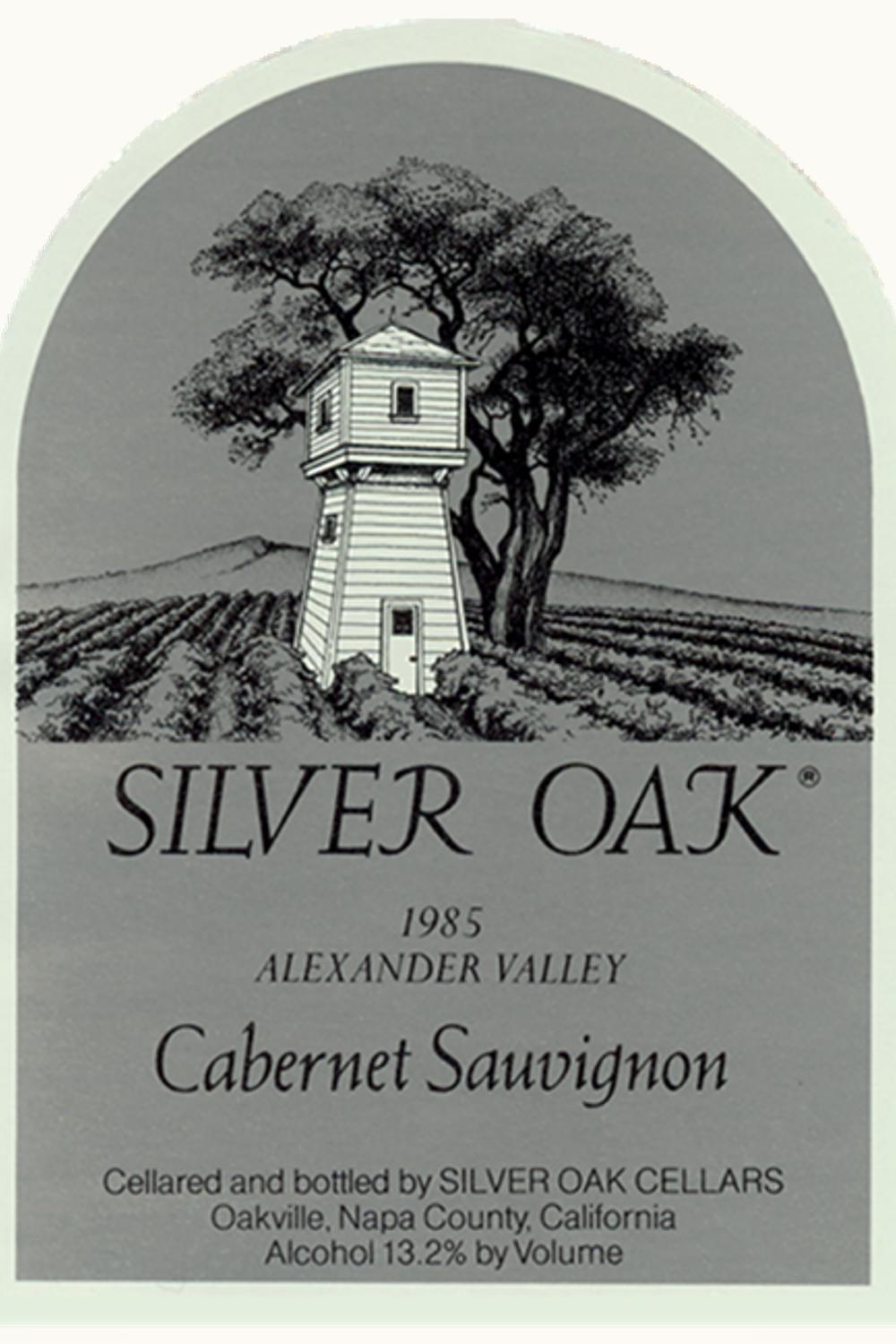 Silver Oak Cellars Cabernet Sauvignon (Alexander Valley, Sonoma County), 1985