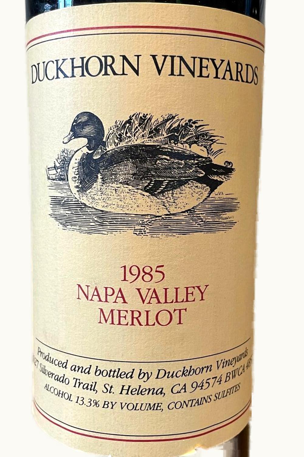 Duckhorn Vineyards Merlot (Napa Valley), 1985