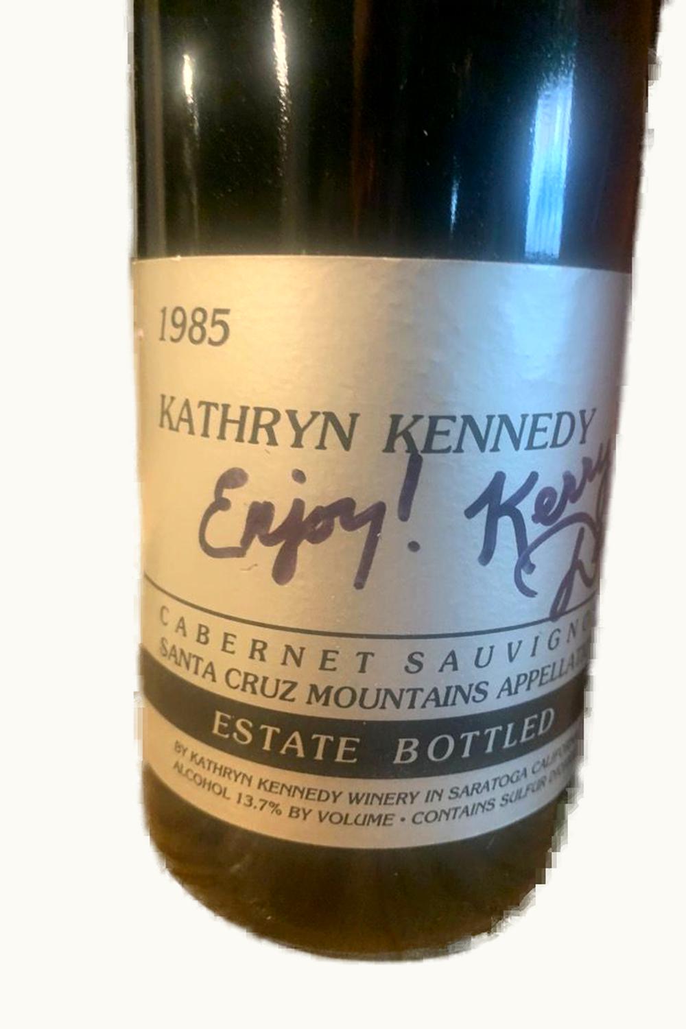 Kathryn Kennedy Estate Cabernet Sauvignon (Santa Cruz Mountains), 1985