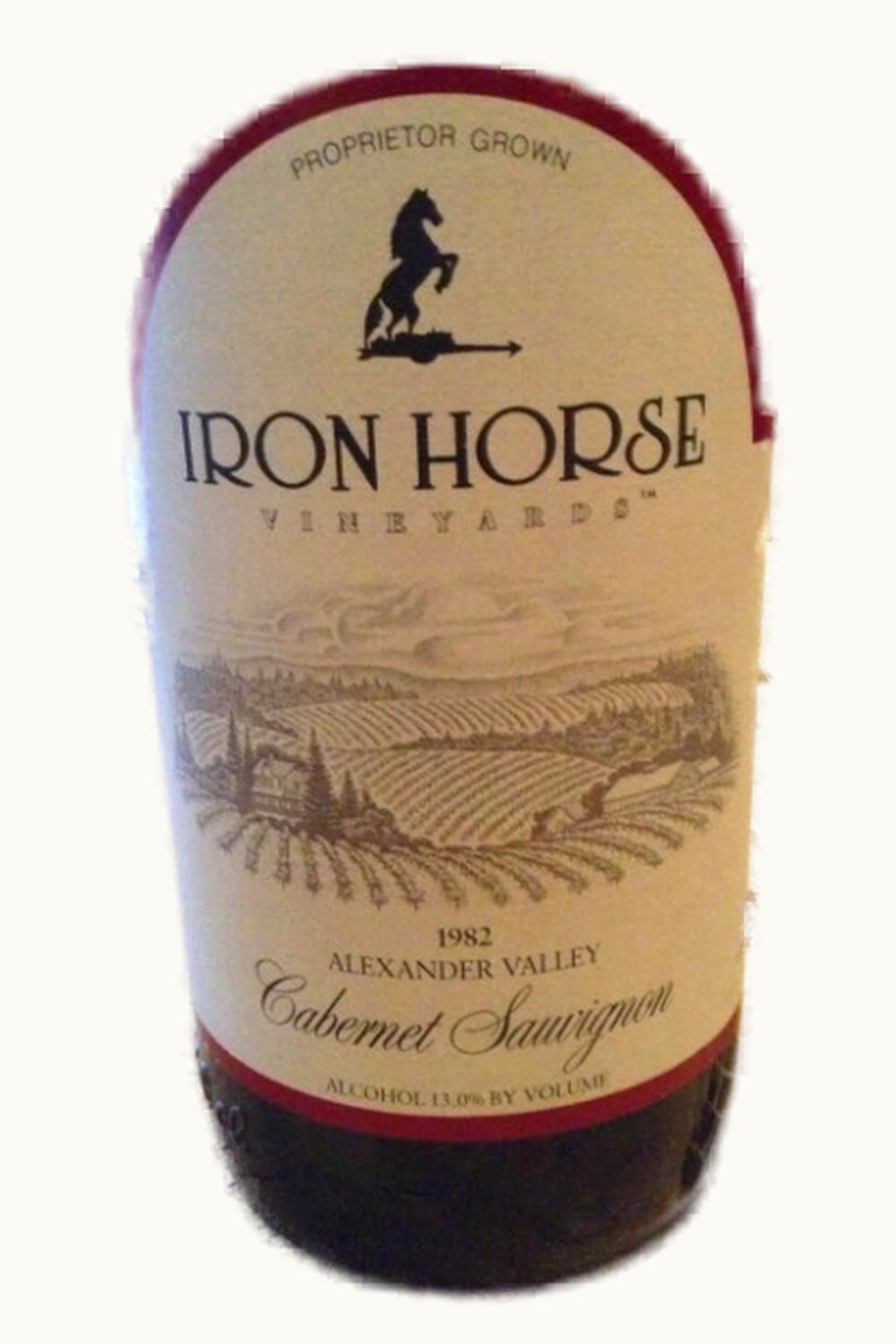 Iron Horse Iron Horse Cabernet Sauvignon (Alexander Valley, Sonoma County), 1985