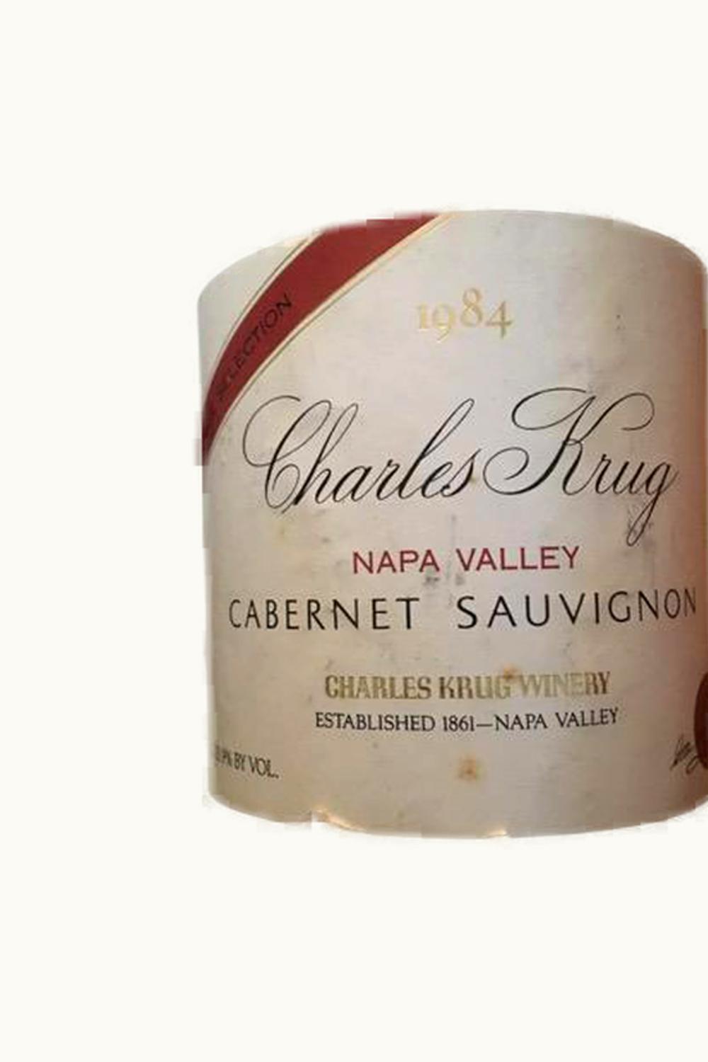 Charles Krug Cabernet Sauvignon (Napa Valley), 1984
