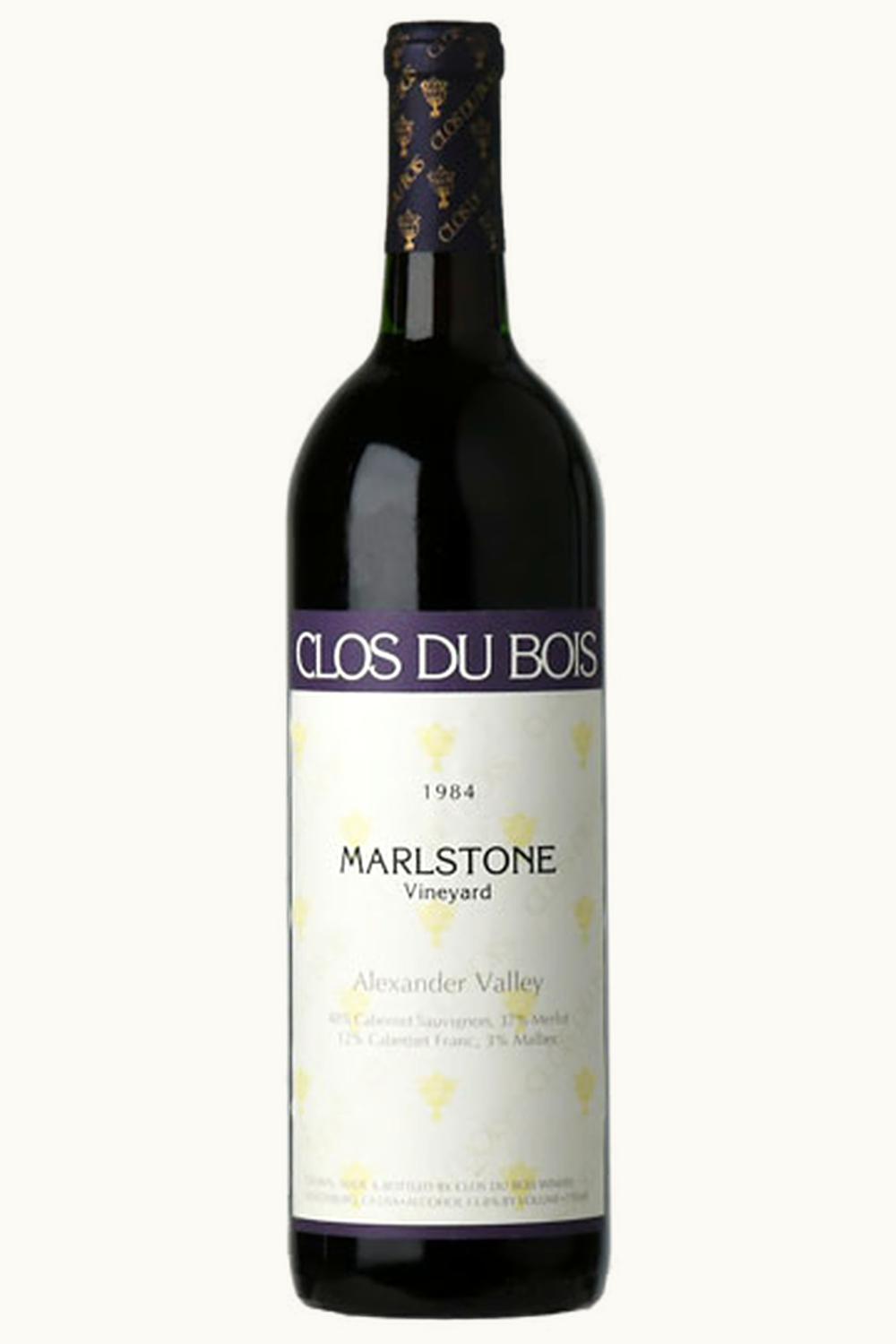 Clos du Bois Clos du Bois Marlstone (Alexander Valley, Sonoma County), 1984