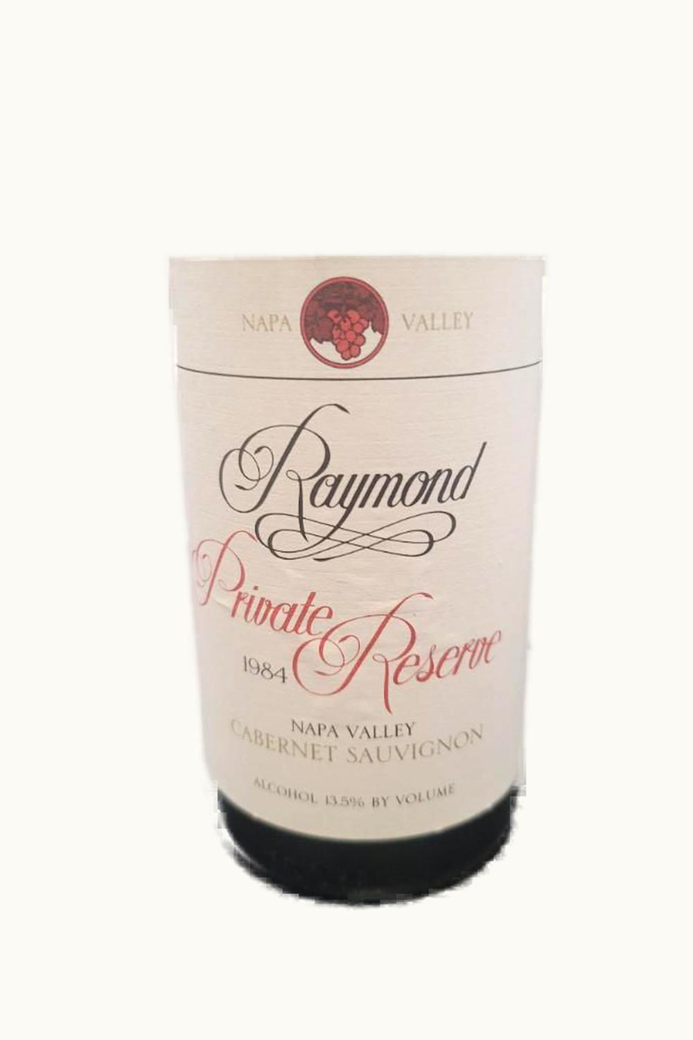 Raymond Cellars Private Reserve Cabernet Sauvignon (Napa Valley), 1984