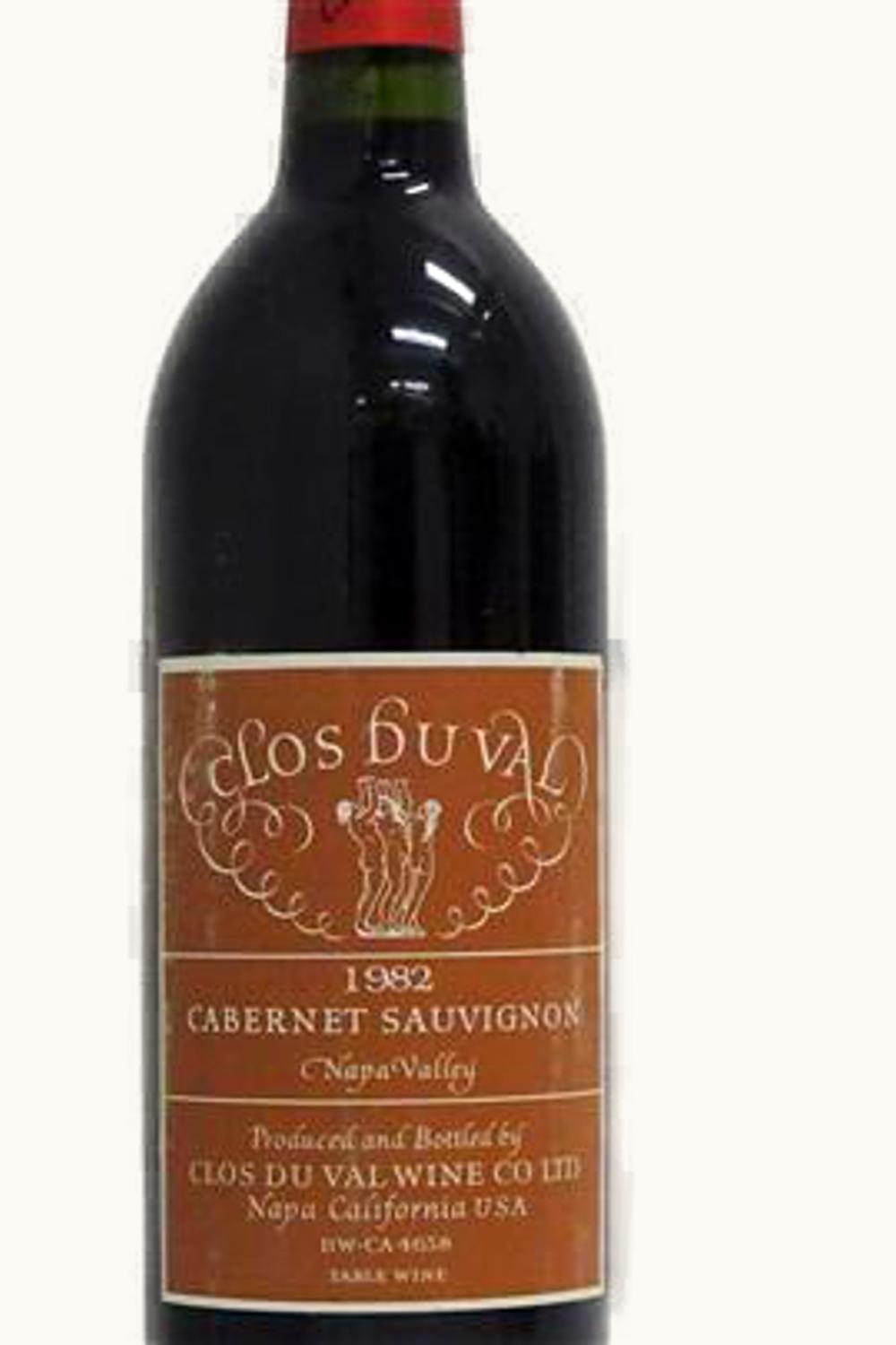 Clos du Val Clos du Val Cab Sauv Napa Valley County, 1982