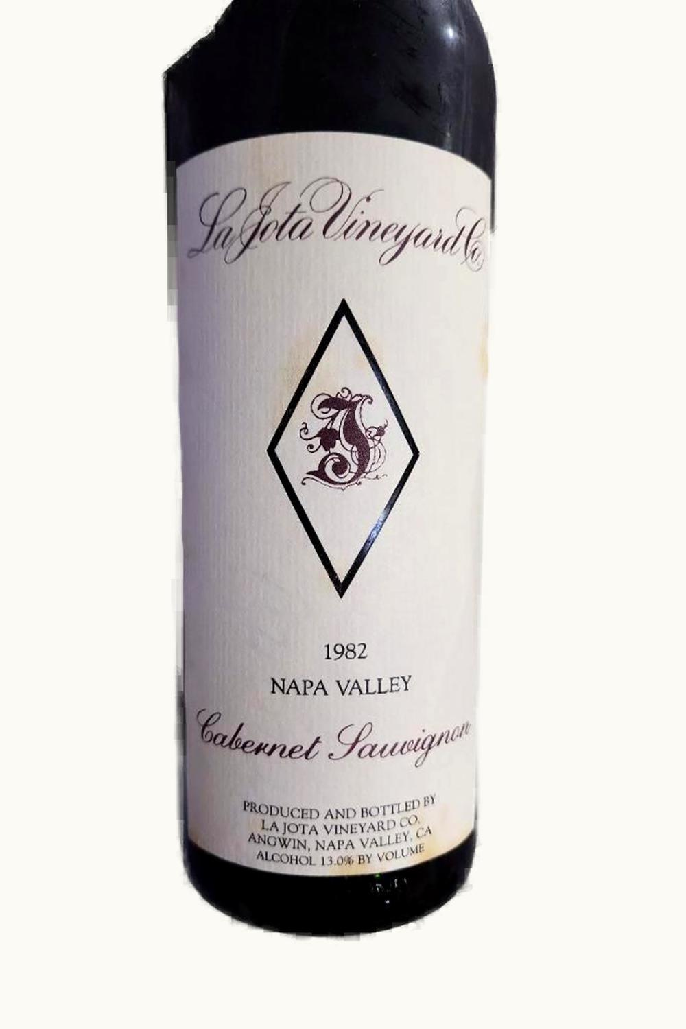 La Jota Cab Sauv Howell Mnt Napa Valley County, 1982