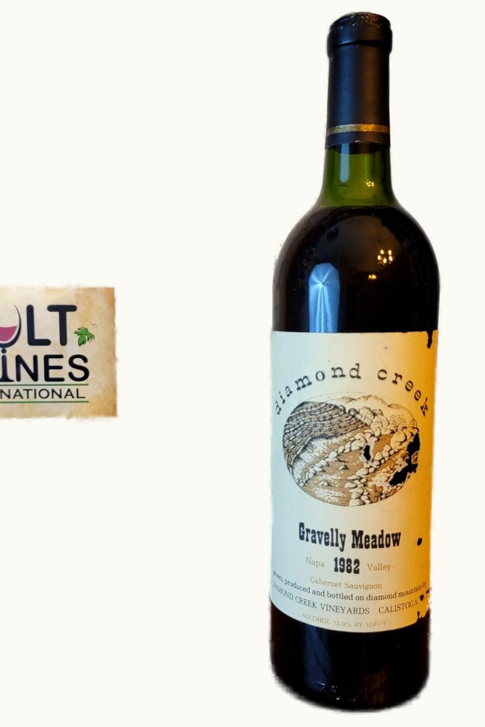 Diamond Creek Gravelly Meadow Cab Sauv Napa Valley County, 1982