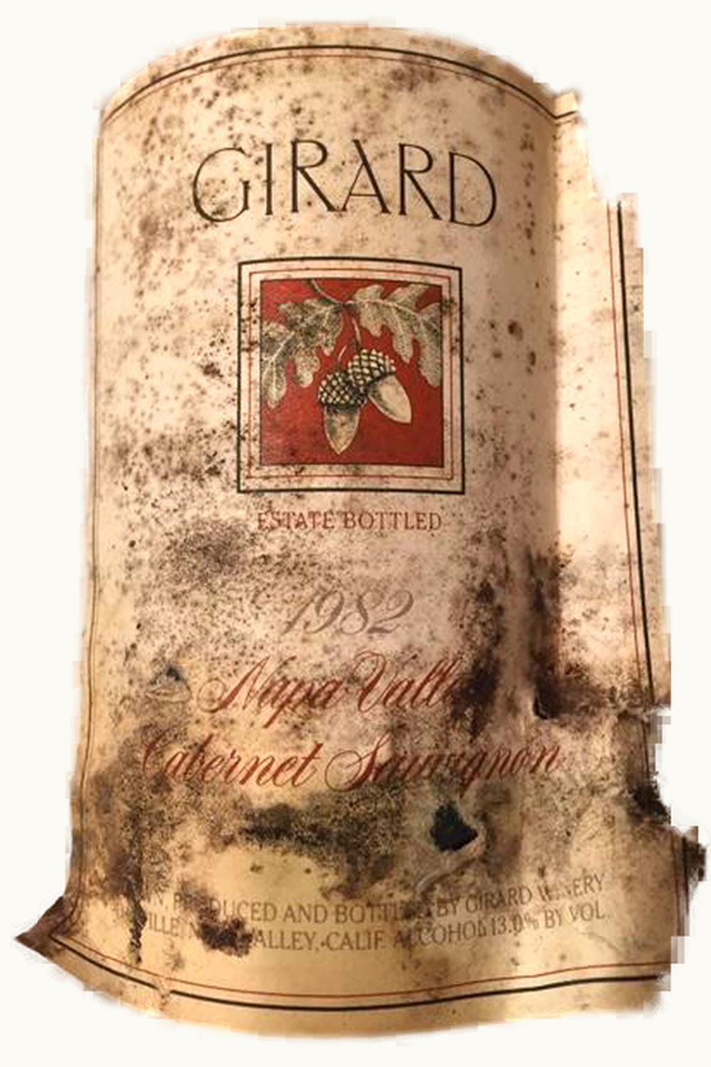 Girard Cab Sauv Napa Valley County, 1982