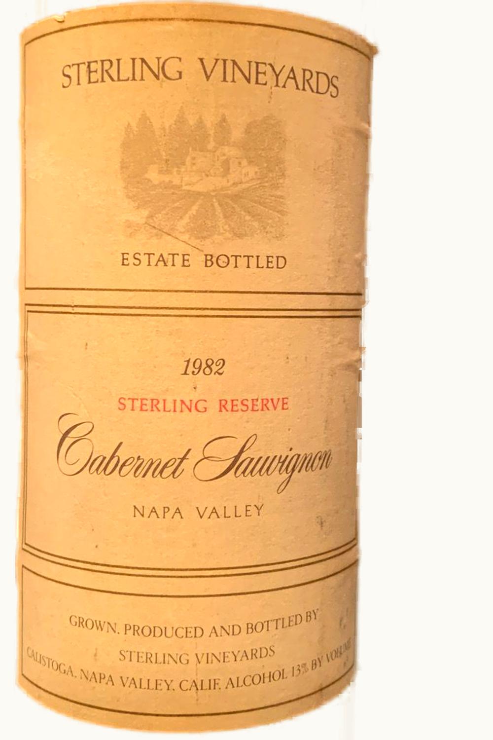 Sterling RSRV Cab Sauv Napa Valley County, 1982