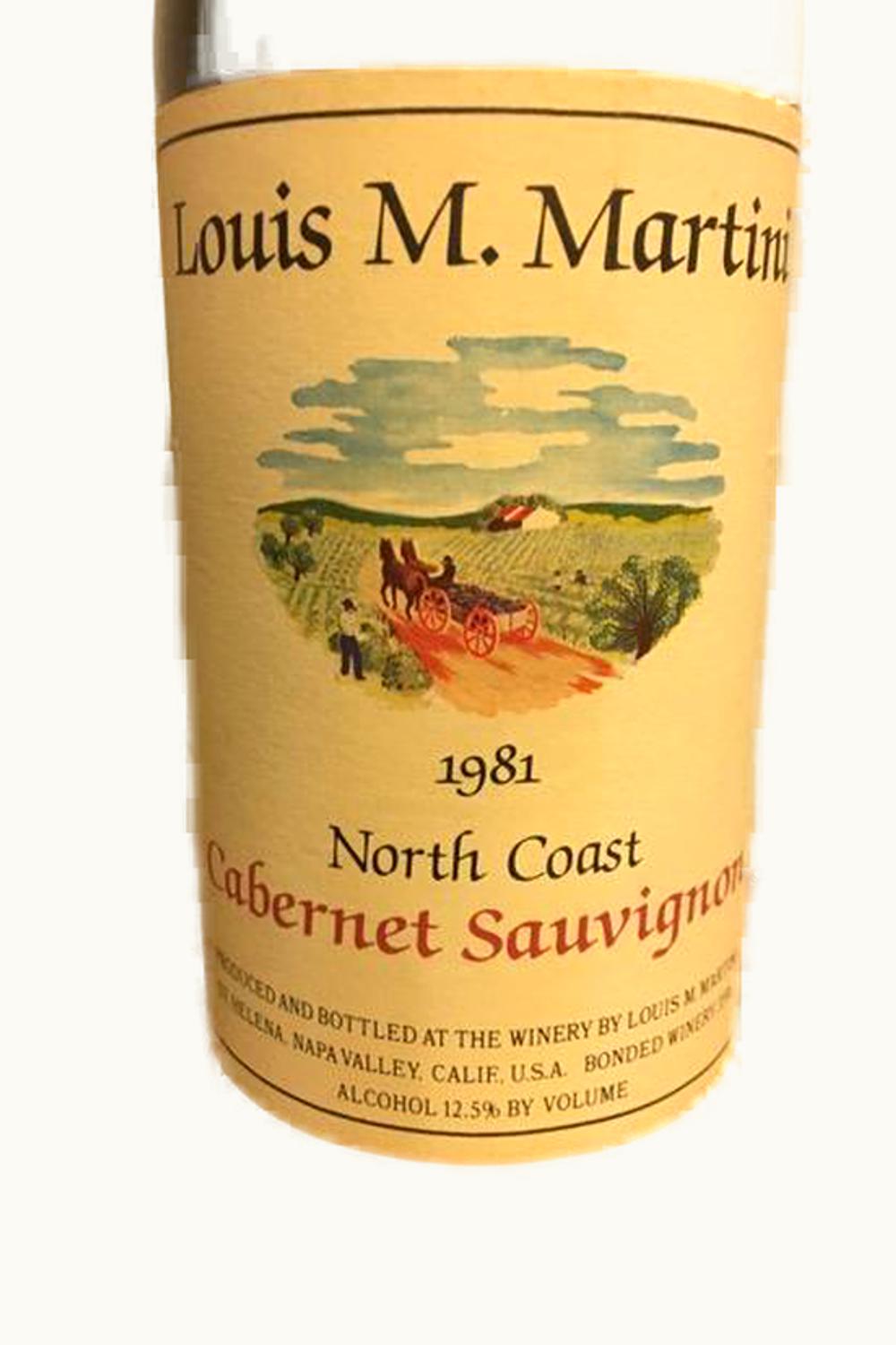 Louis M. Martini Louis M. Martini Cab Sauv North Coast California, 1982