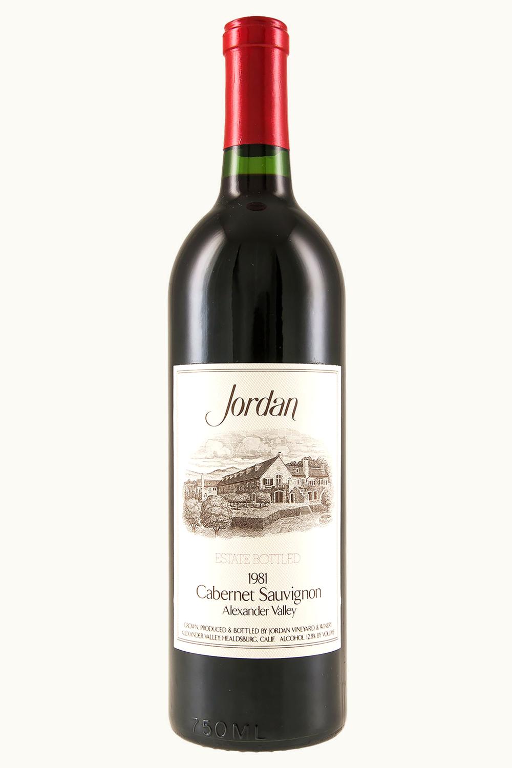 Jordan Jordan Cab Sauv Alex Valley Sonoma County, 1981