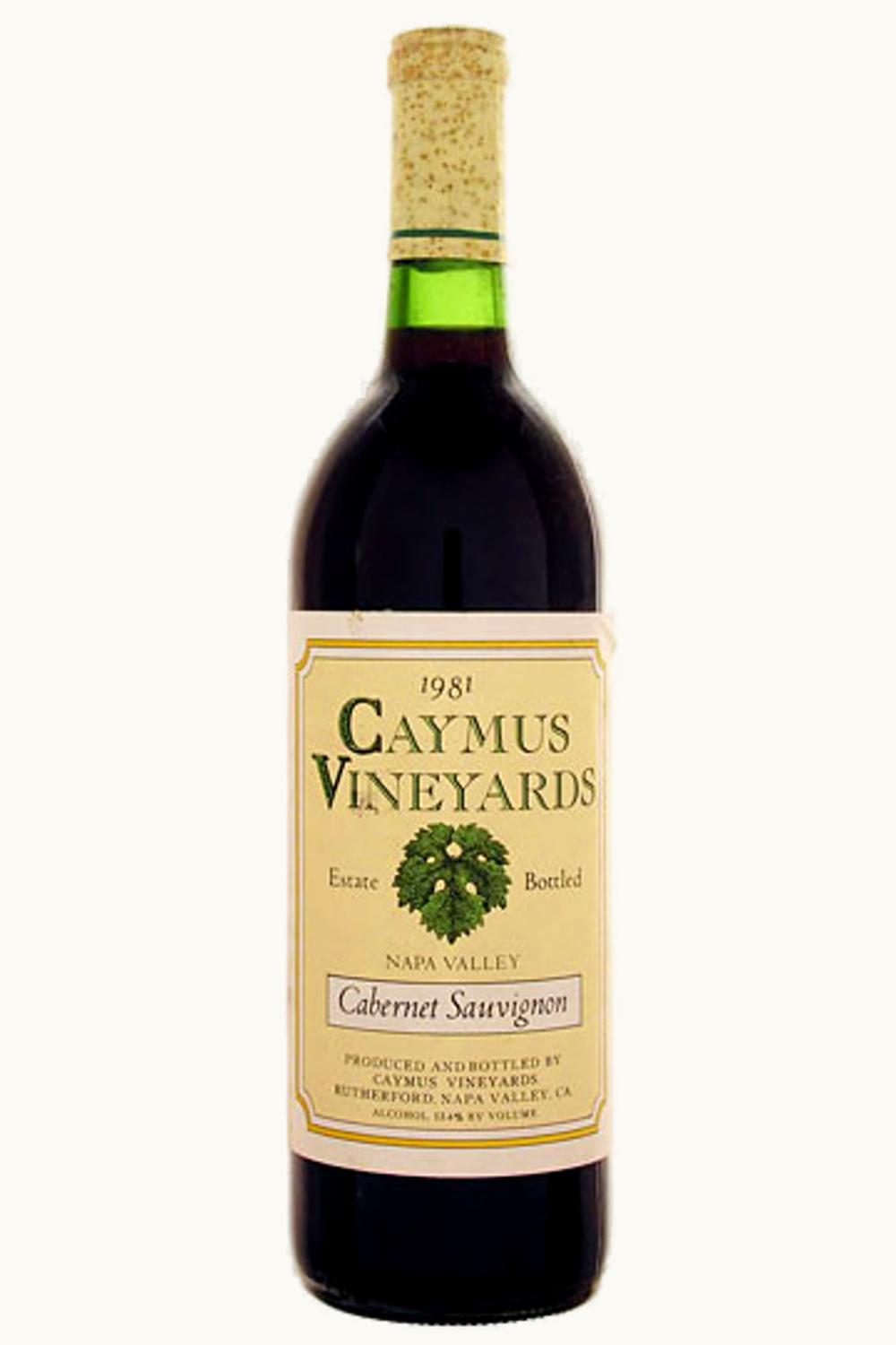 Caymus Vineyards Cab Sauv Napa Valley County, 1981 UZ0660357