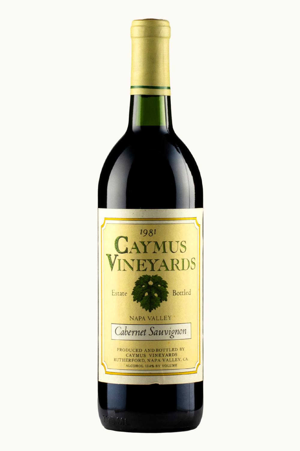 Caymus Vineyards Cab Sauv Napa Valley County, 1981 UZ0660358