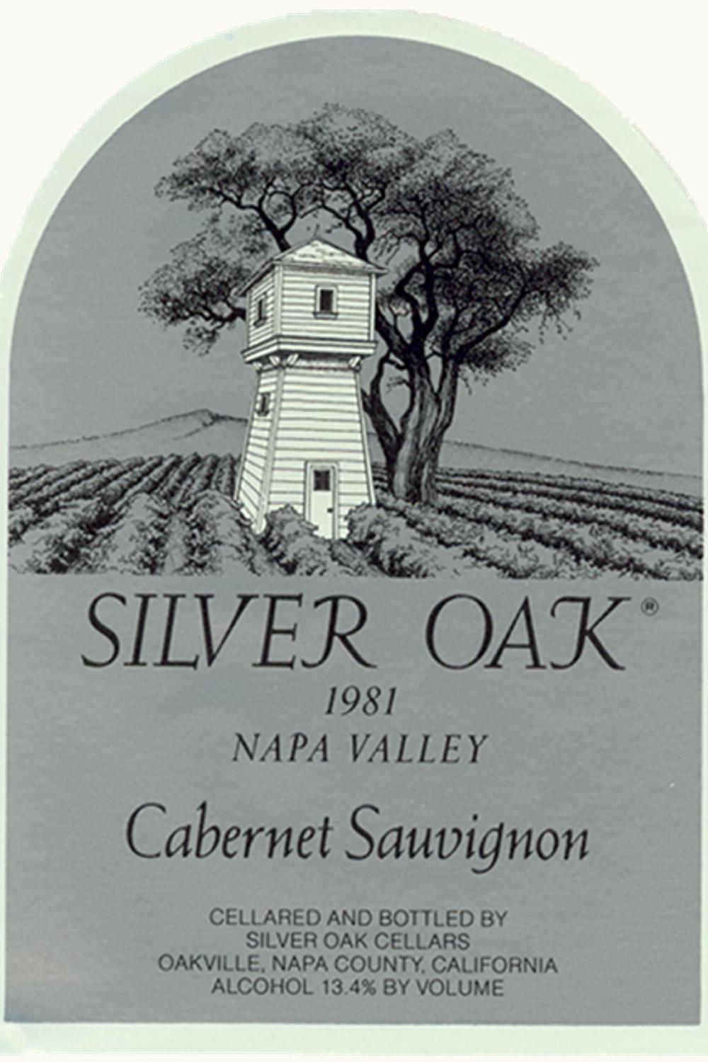 Silver Oak Cellars Cab Sauv Napa Valley County, 1981