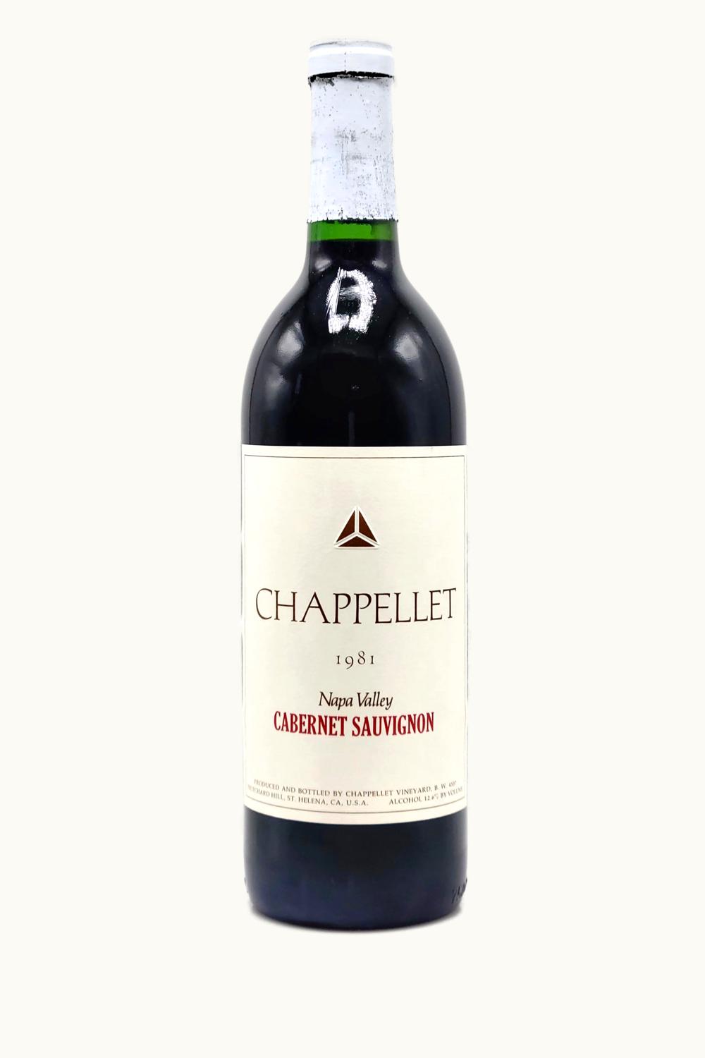 Chappellet Signature Cab Sauv Napa Valley County, 1981