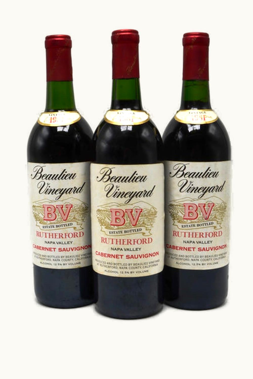 Beaulieu Vineyard Beaulieu Vineyard Cab Sauv Rutherford Napa Valley County, 1981