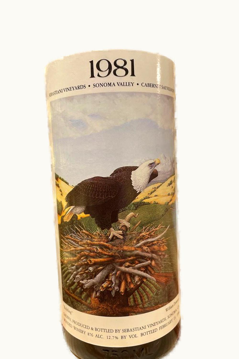 Sebastiani Cab Sauv Sonoma County, 1981