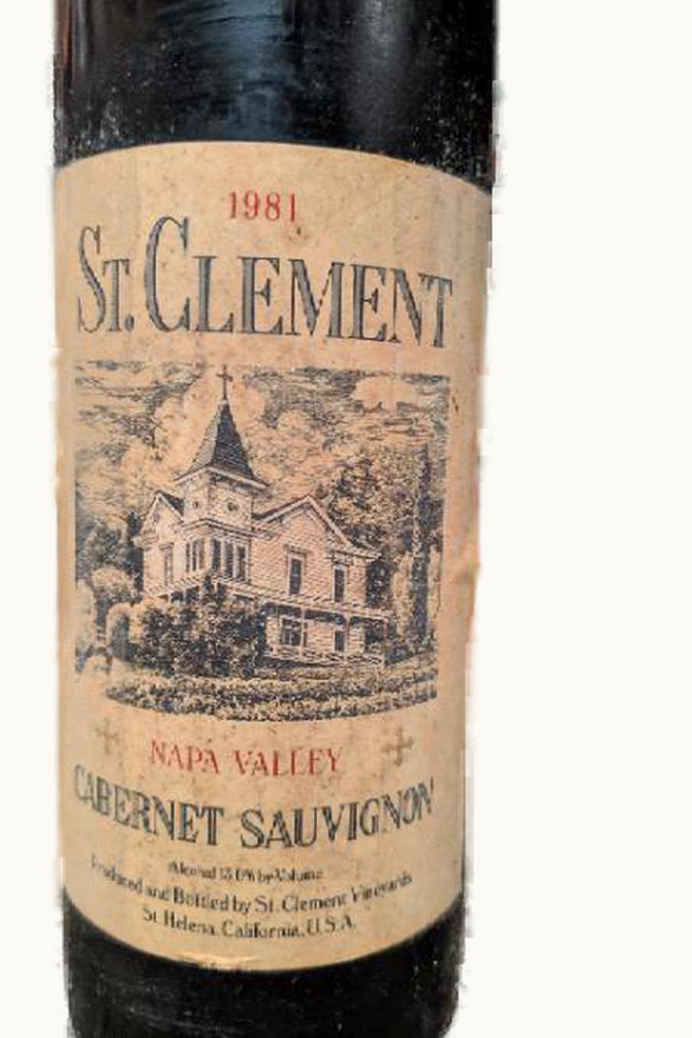 St. Clement St. Clement Cab Sauv Napa Valley County, 1981