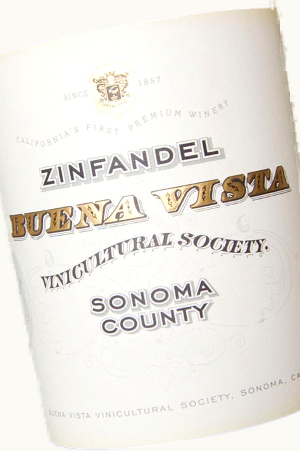 Buena VIsta Sonoma Zinfandel Carneros Napa Valley County, 1981