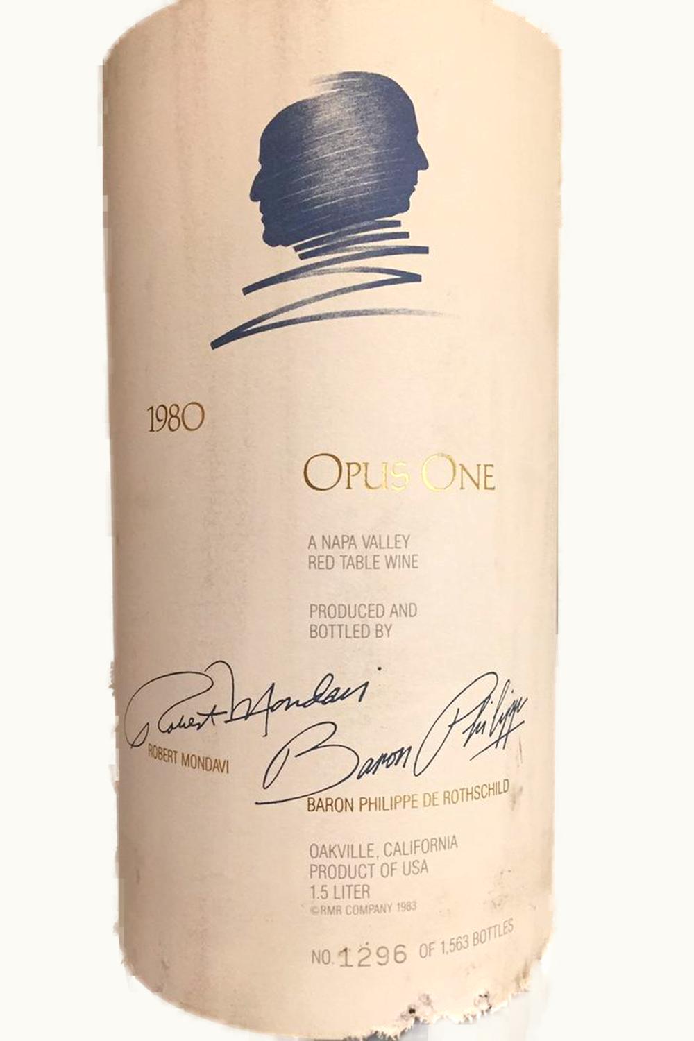 Opus One Napa Valley County, 1980