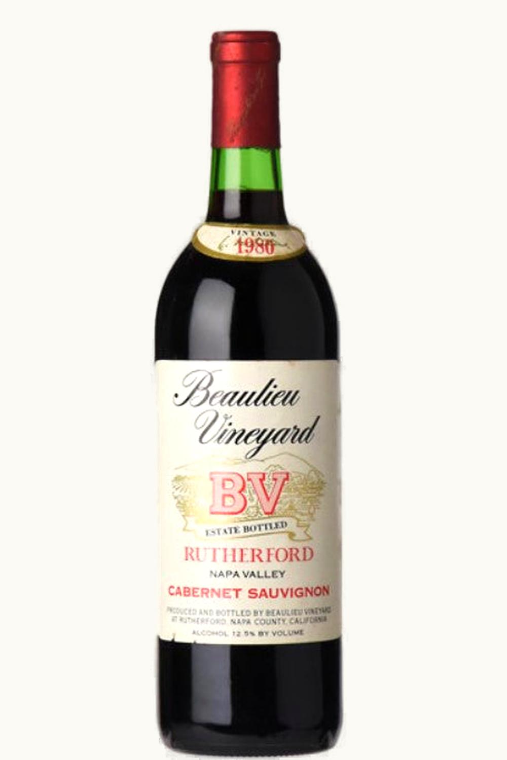 Beaulieu Vineyard Beaulieu Vineyard Cab Sauv Rutherford Napa Valley County, 1980