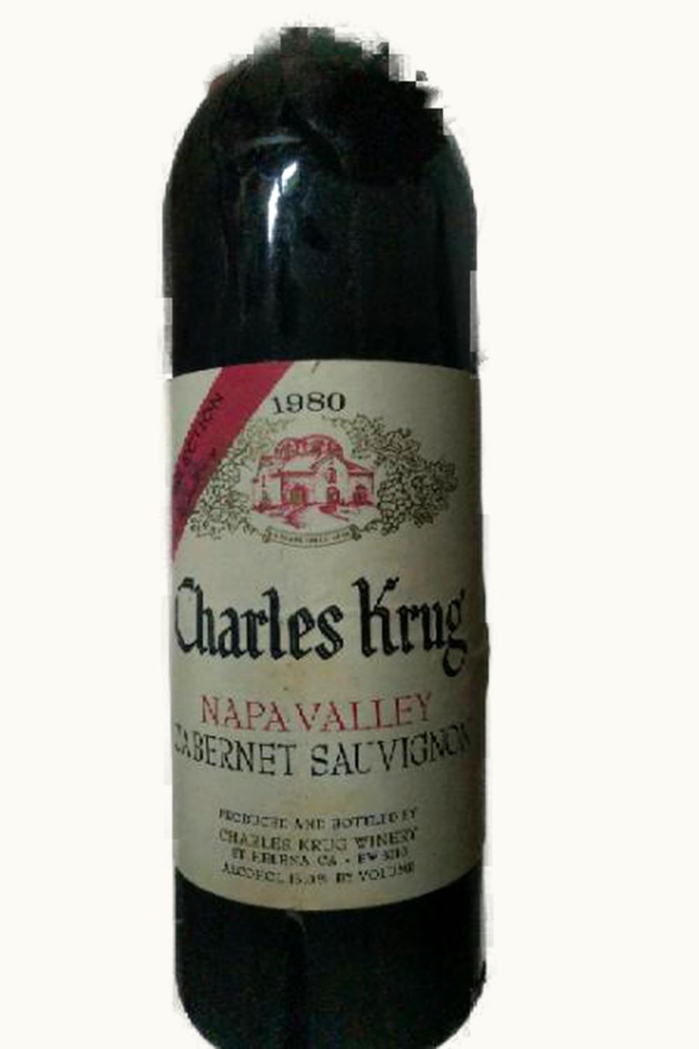 Charles Krug Vintage Select Cab Sauv Napa Valley County, 1980 UZ0660449
