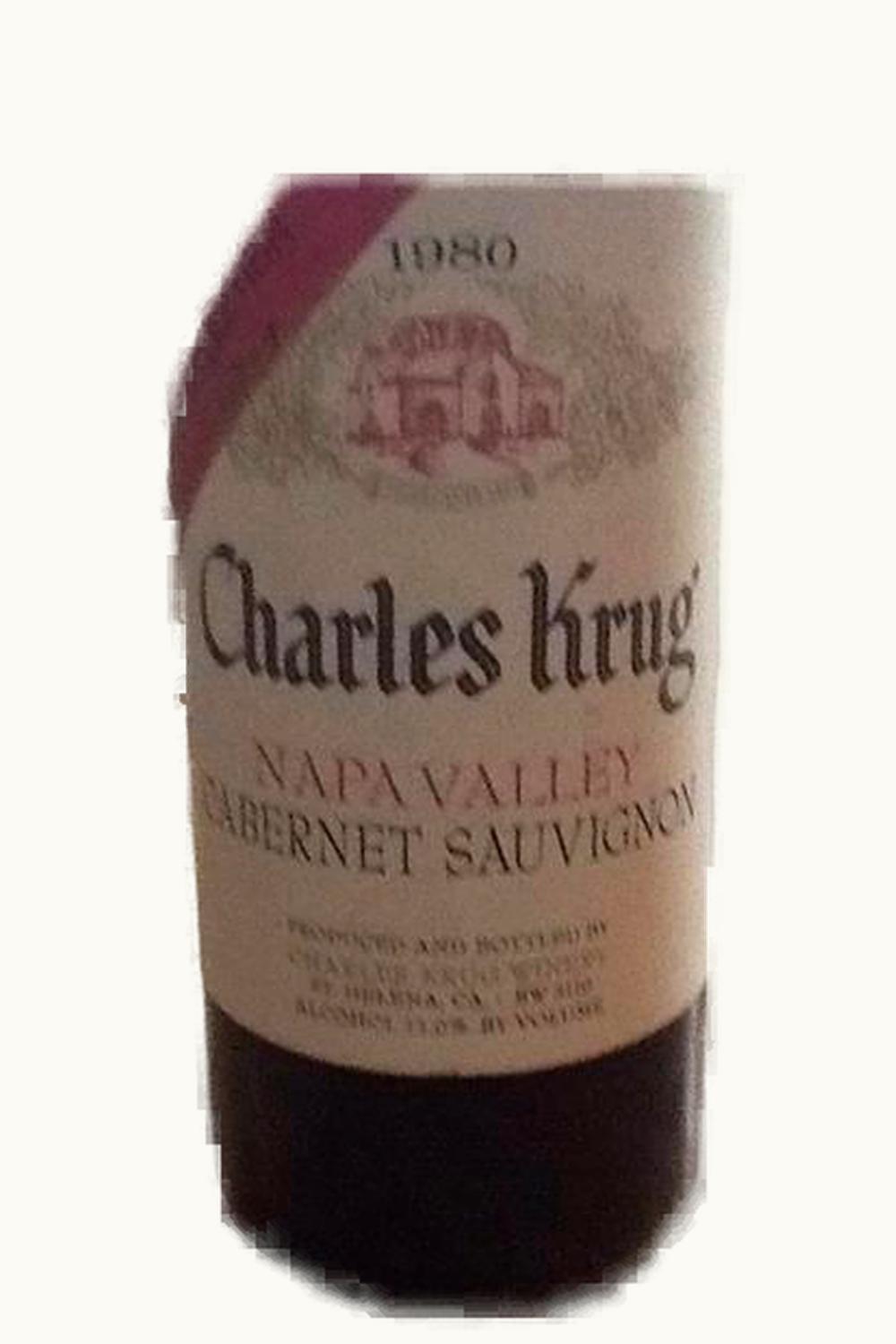 Charles Krug Vintage Select Cab Sauv Napa Valley County, 1980 UZ0660452