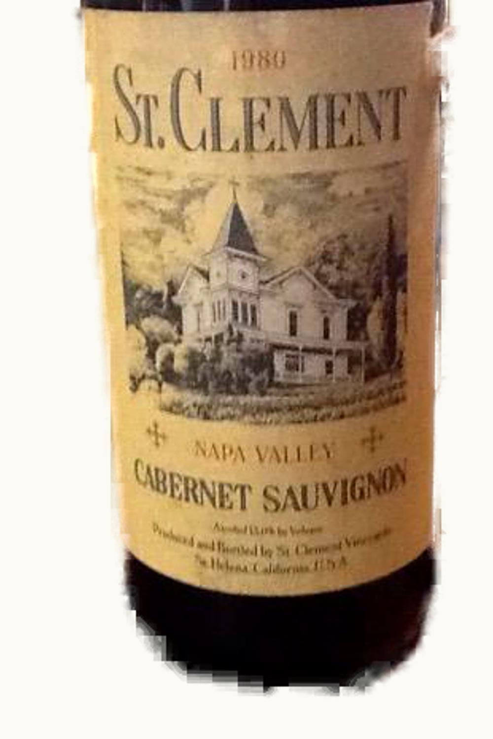 St. Clement St. Clement Cab Sauv Napa Valley County, 1980