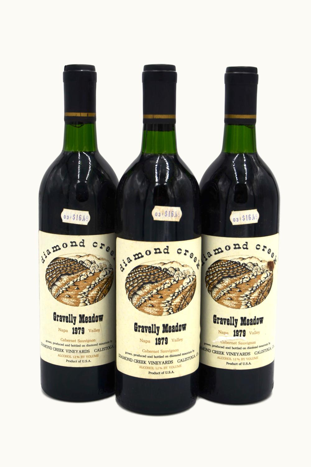 Diamond Creek Gravelly Meadow Cab Sauv Napa Valley County, 1979