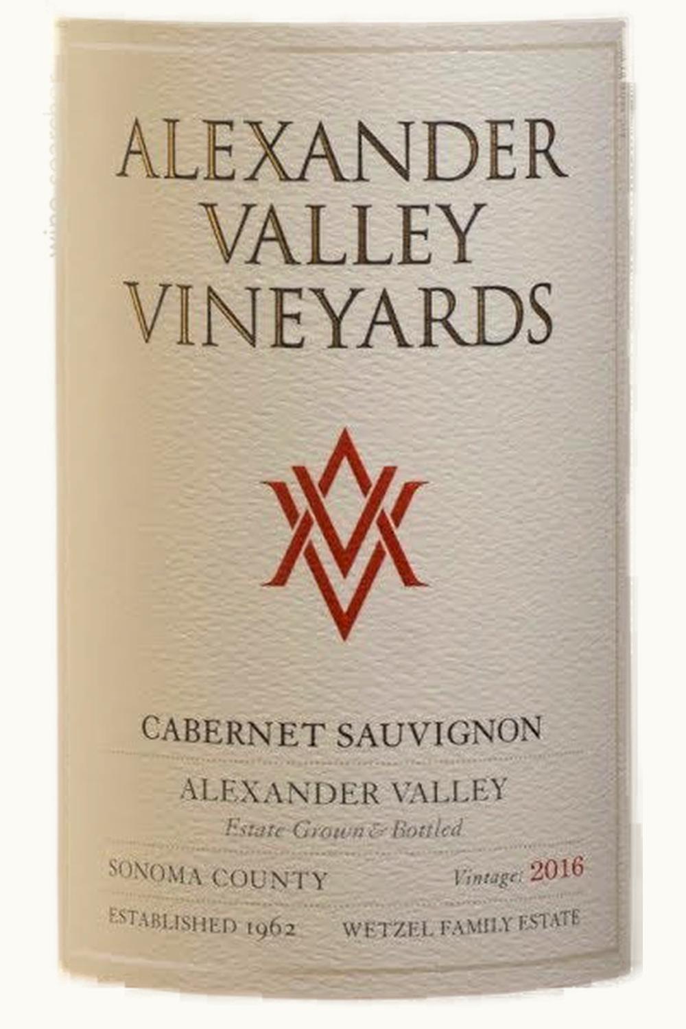 Alexander Valley Vineyards Cab Sauv Alexander Valley Sonoma County, 1979