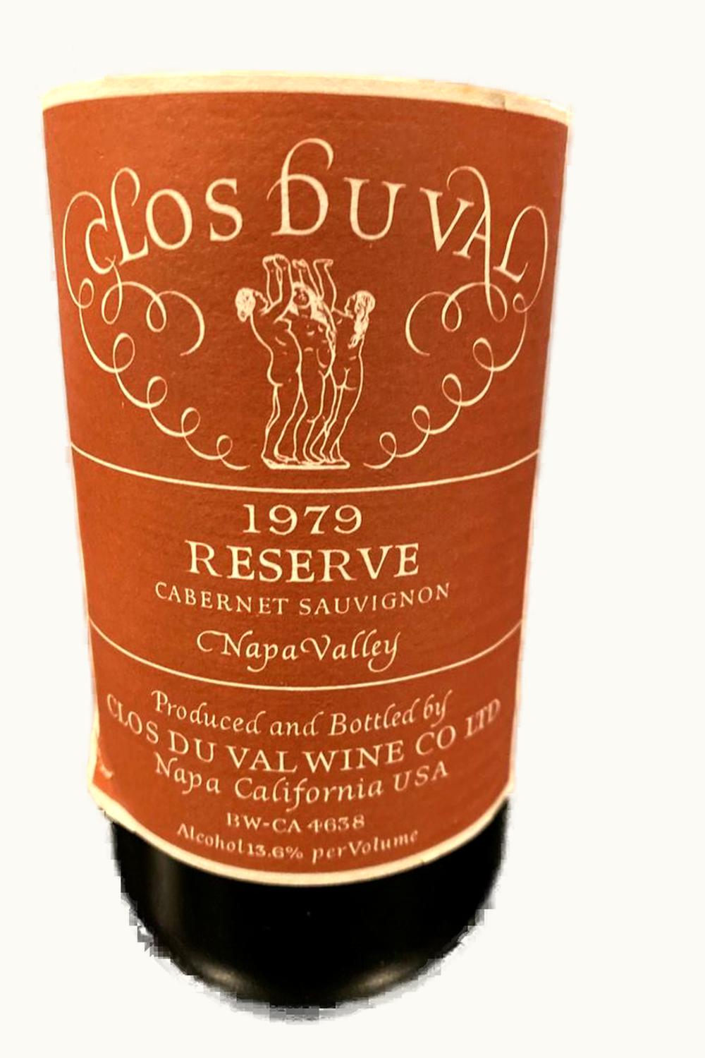 Clos du Val Clos du Val RSRV Cab Sauv Napa Valley County, 1979